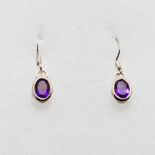 Boucles d'oreilles en Amethyse