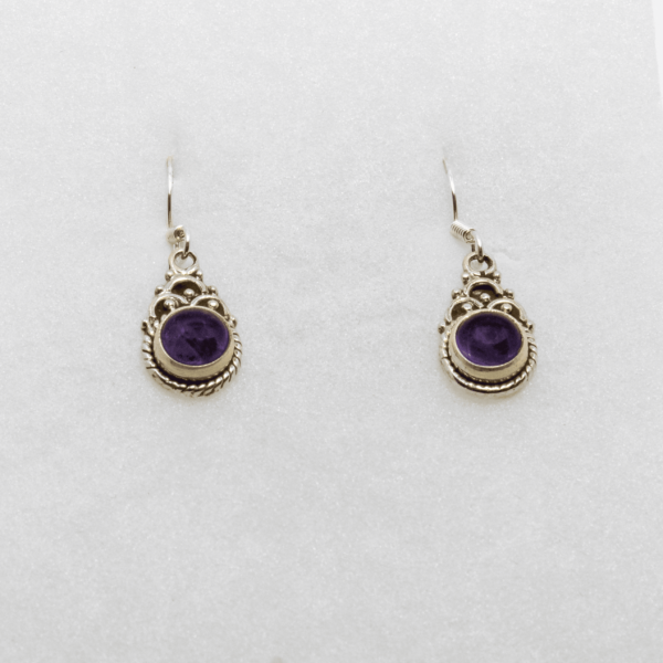 Boucles d'oreilles en Amethyse