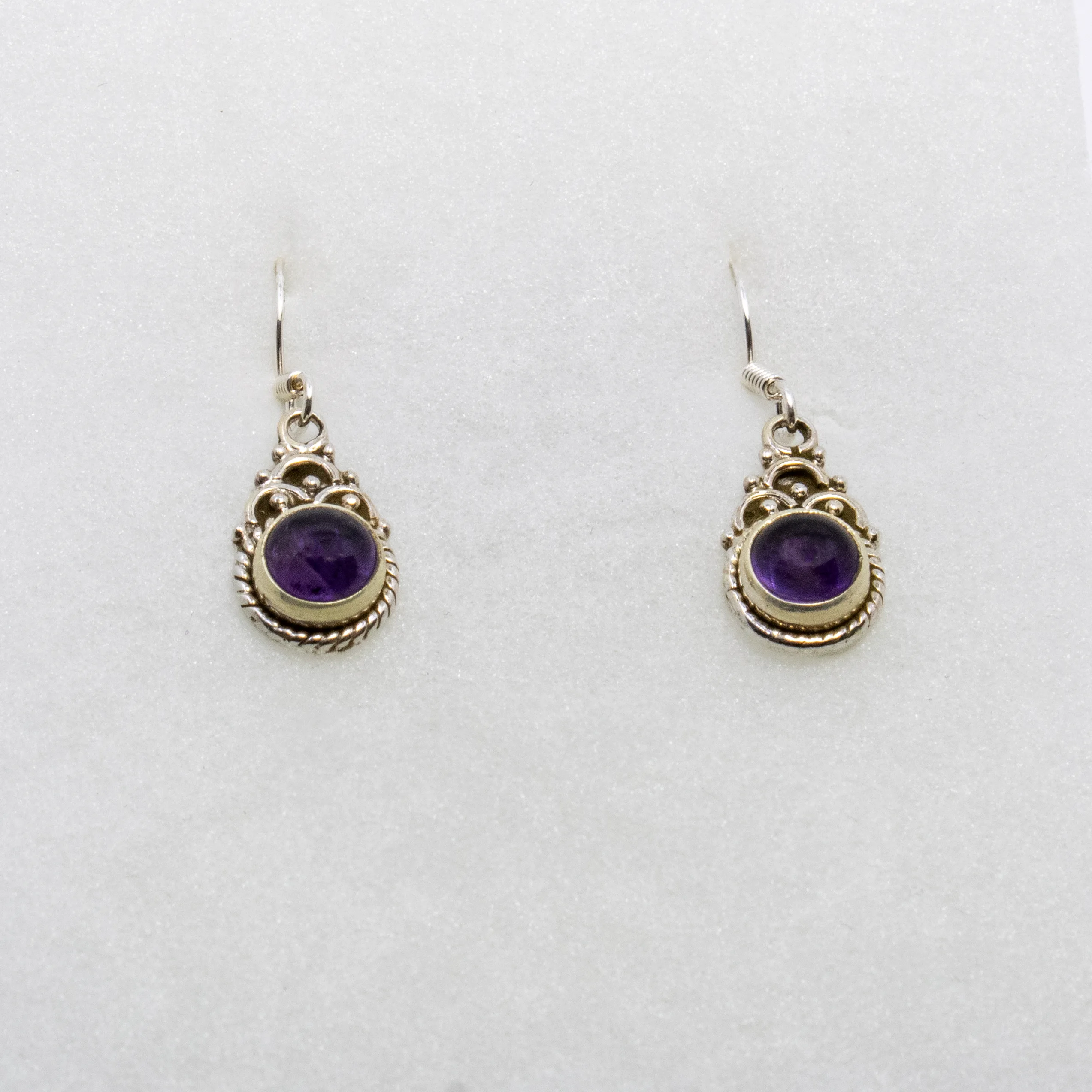 Boucles d&rsquo;oreilles en Améthyste