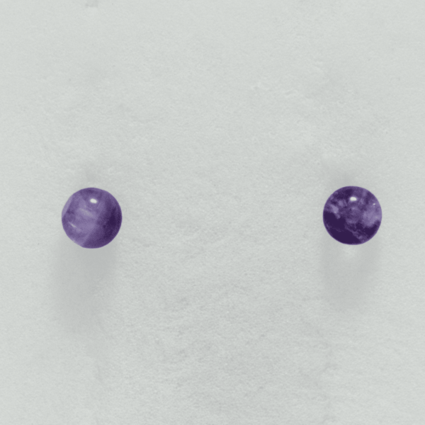 Boucles d'oreilles en Amethyse