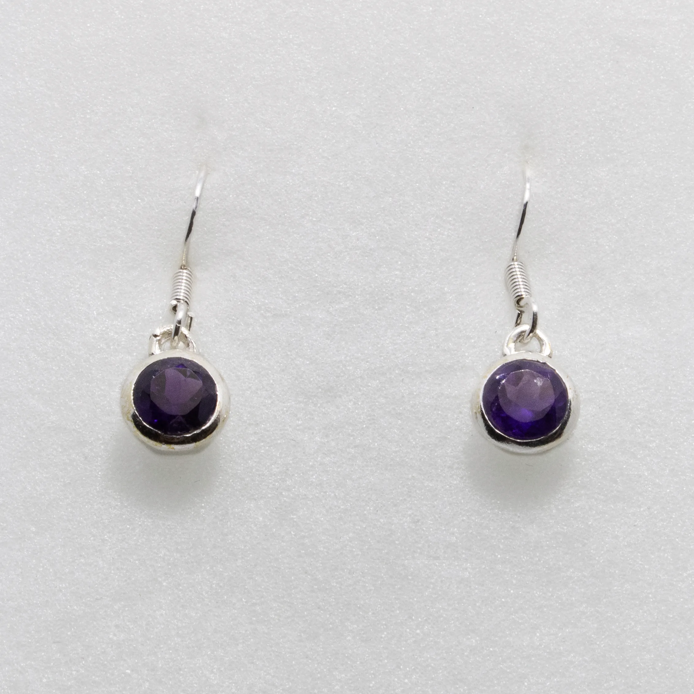 Boucles d&rsquo;oreilles en Améthyste