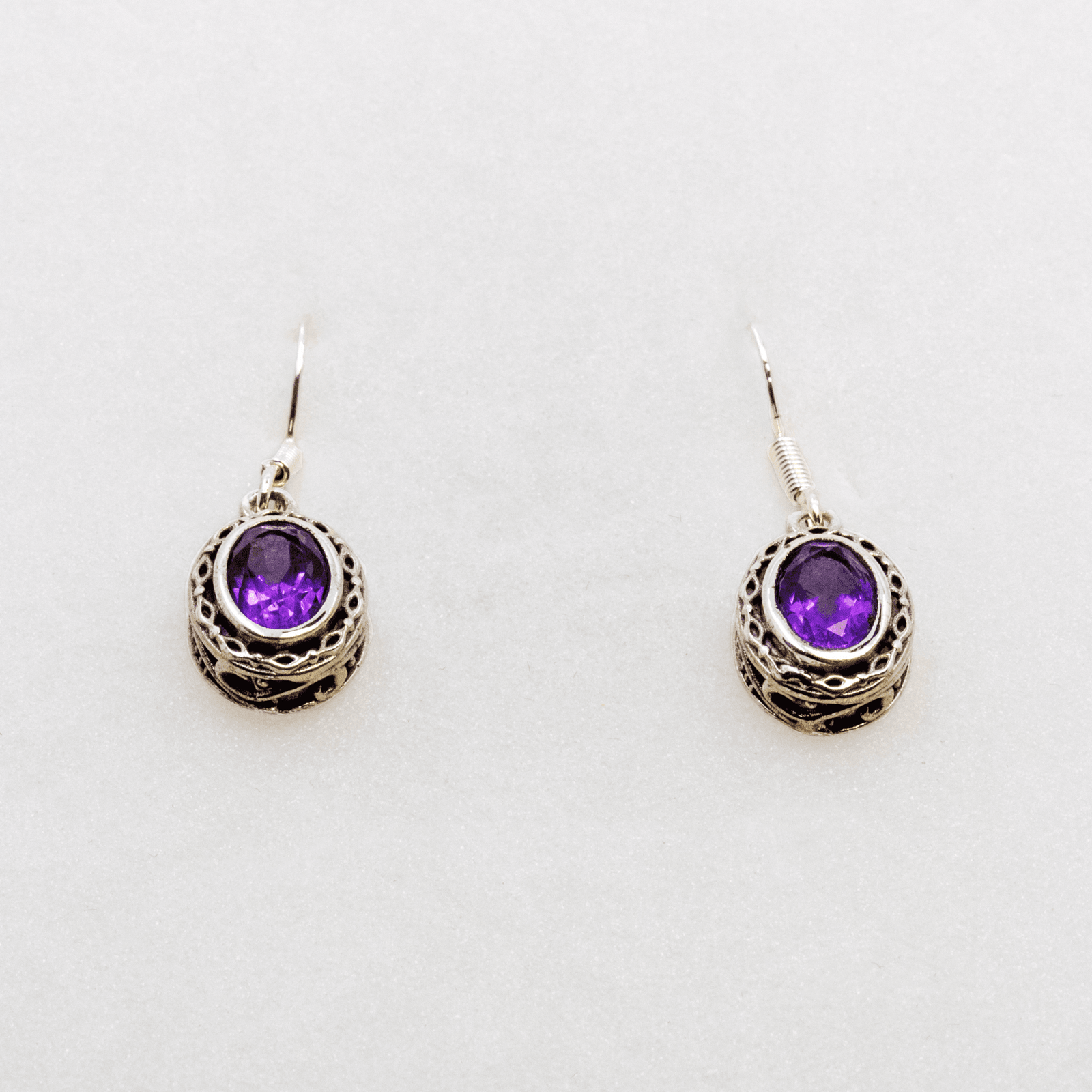 Boucles d’oreilles en Améthyste