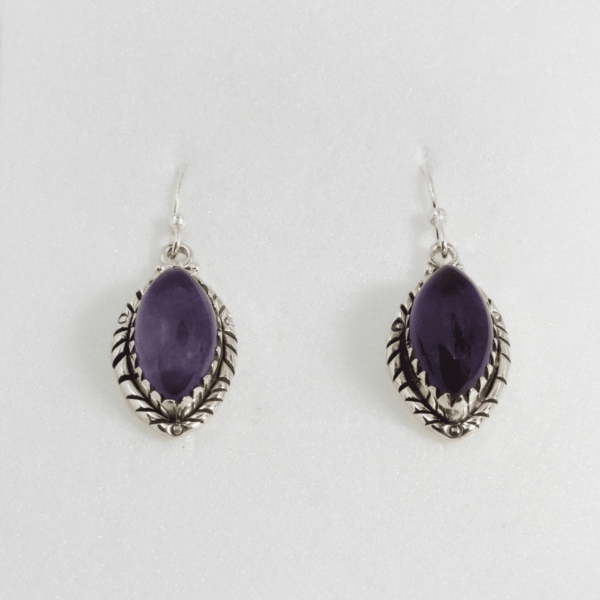 Boucles d'oreilles en Amethyse