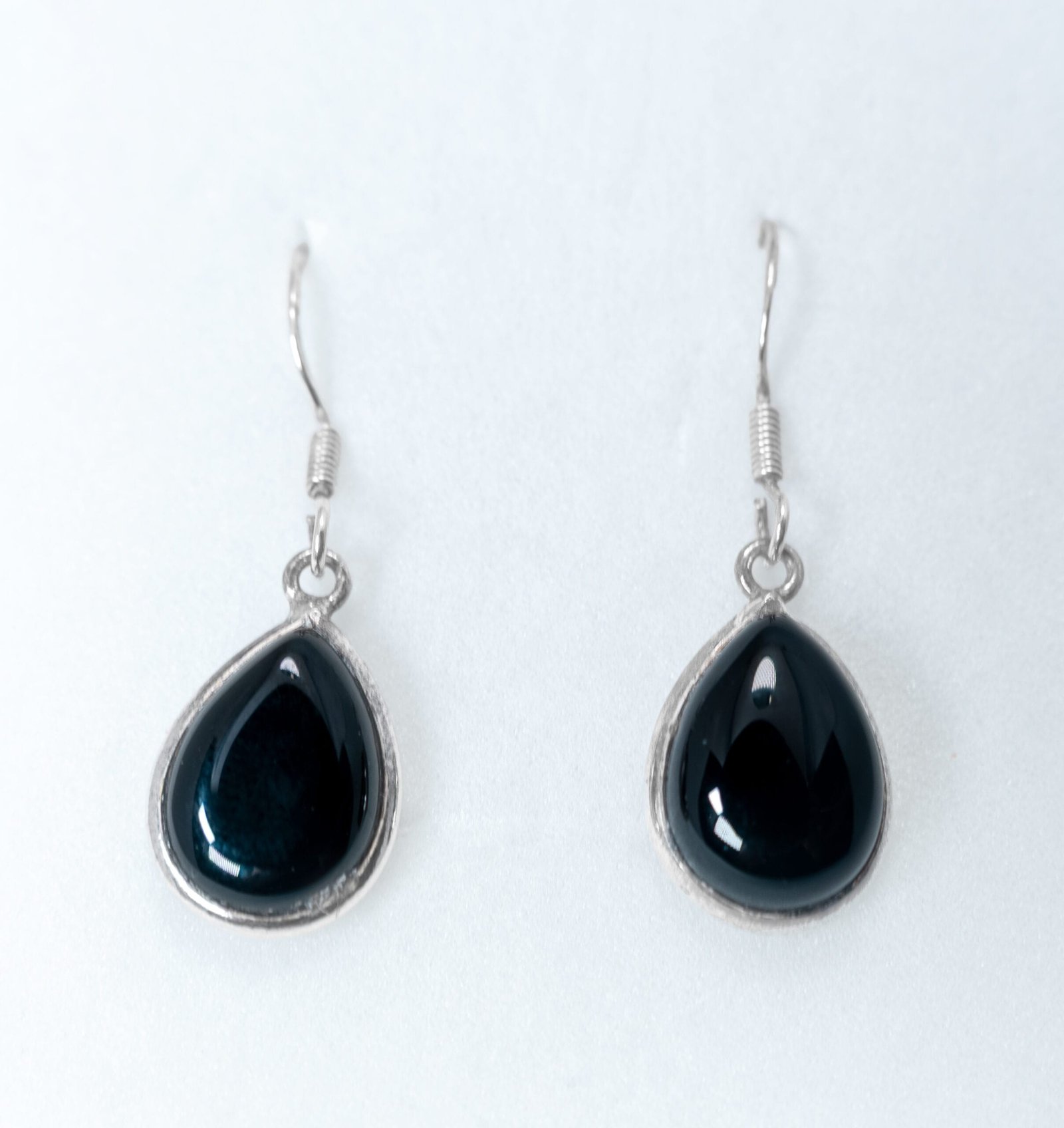 Boucles d’oreilles en Onyx Noir