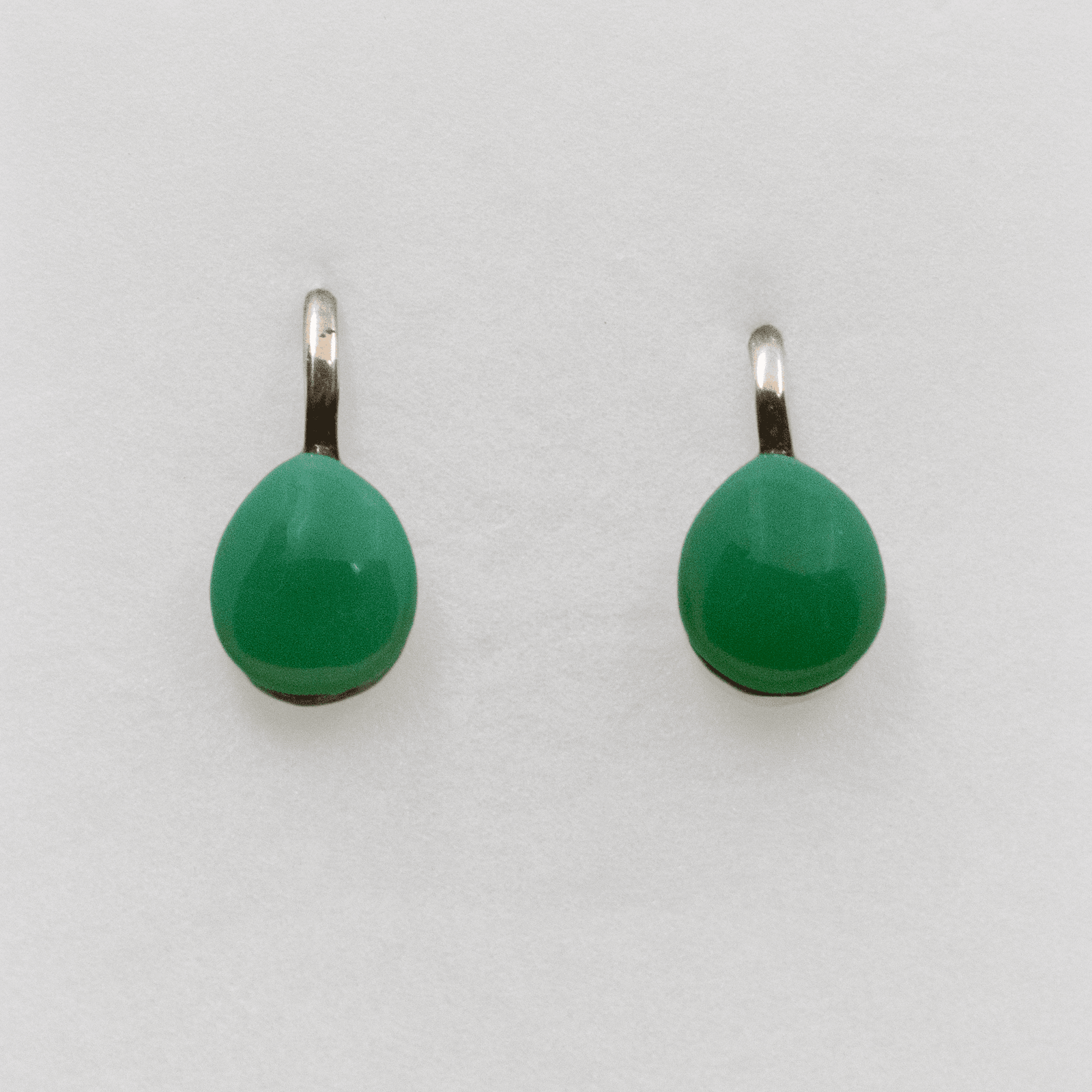 Boucles d’oreilles en Chrysoprase