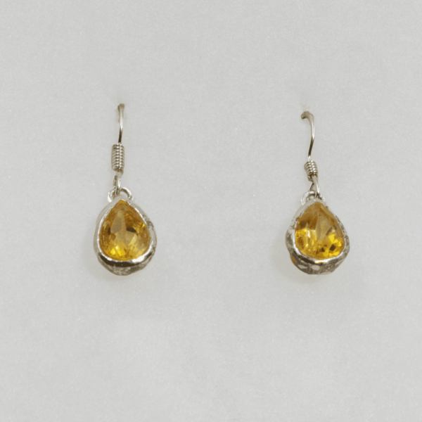 Boucles d'oreilles en Citrine