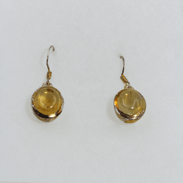Boucles d'oreilles en Citrine