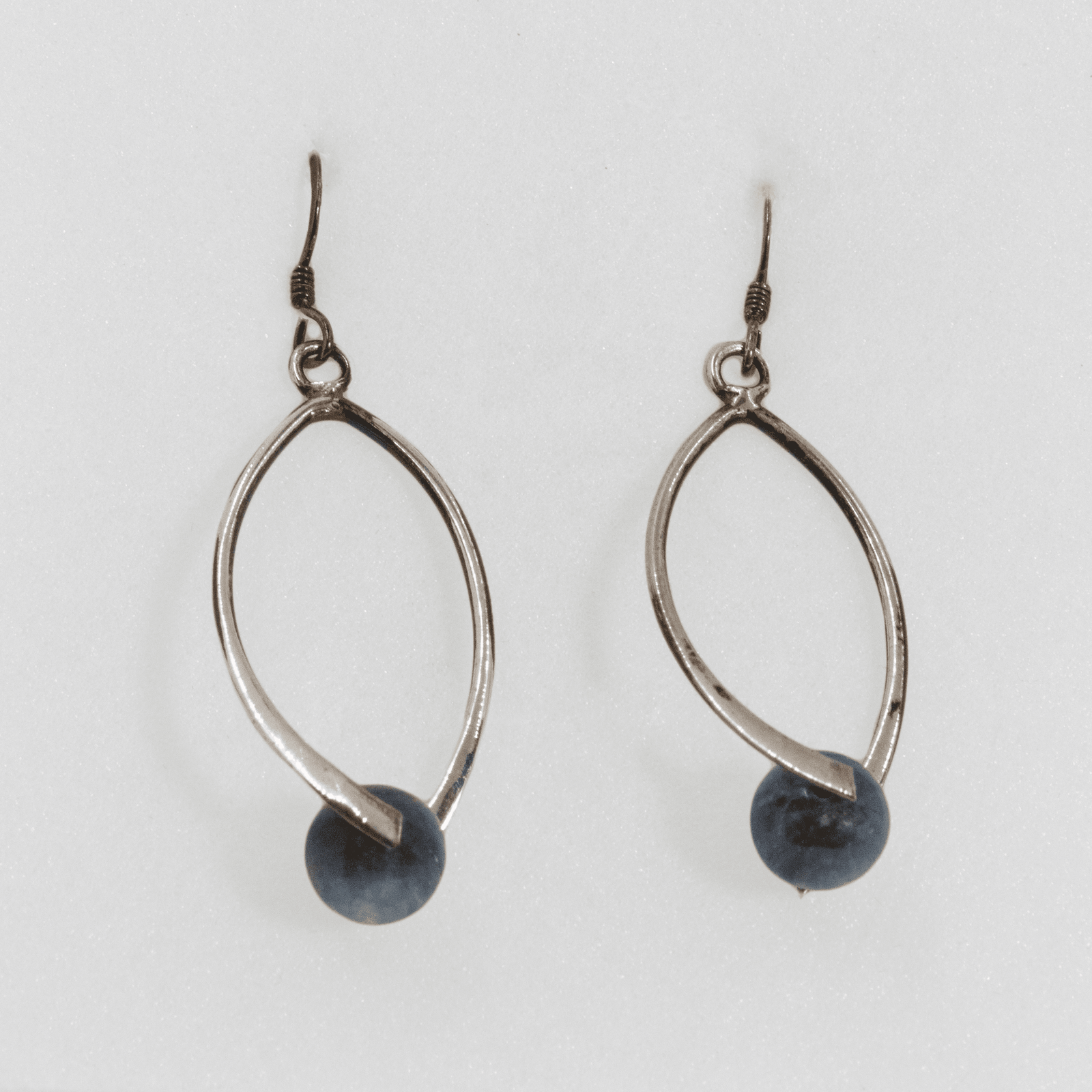 Boucles d&rsquo;oreilles en Cyanite