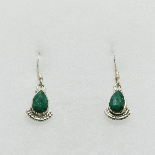 Boucles d'oreilles en Émeraude