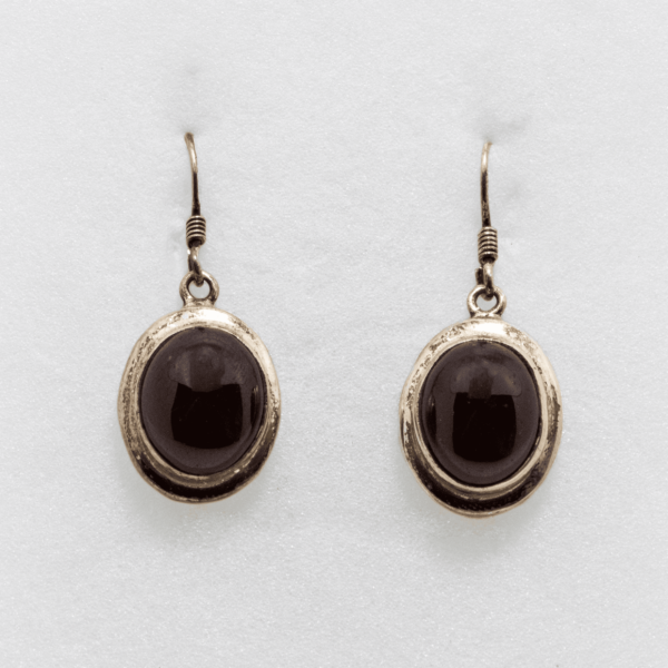 Boucles d'oreilles en Grenat