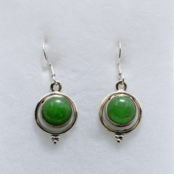 Boucles d'oreilles en Jade