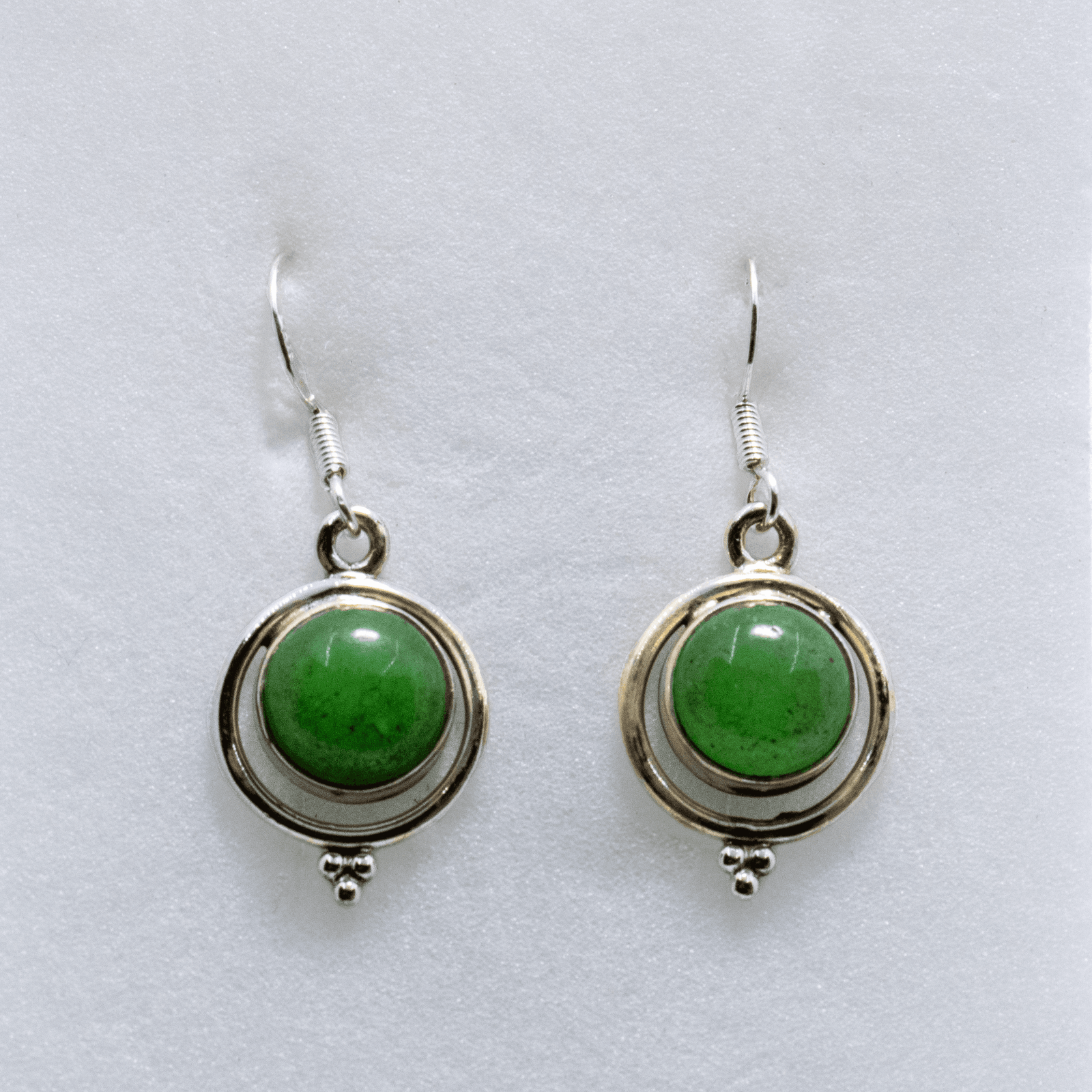 Boucles d’oreilles en Jade Néphrite