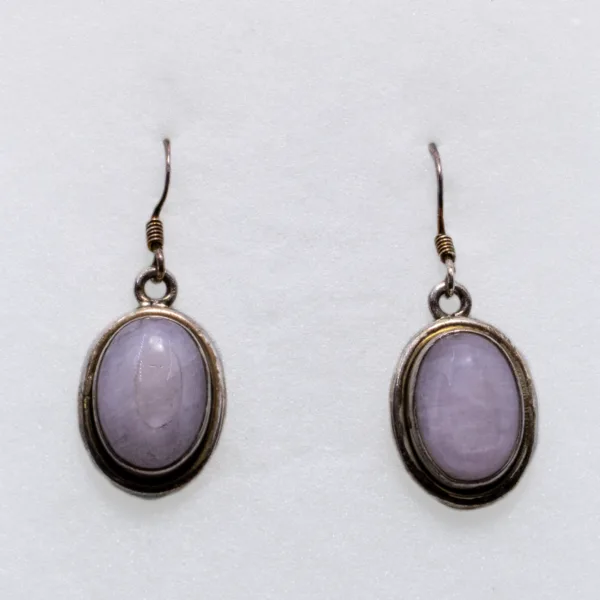 boucles d'oreilles en Kunzite