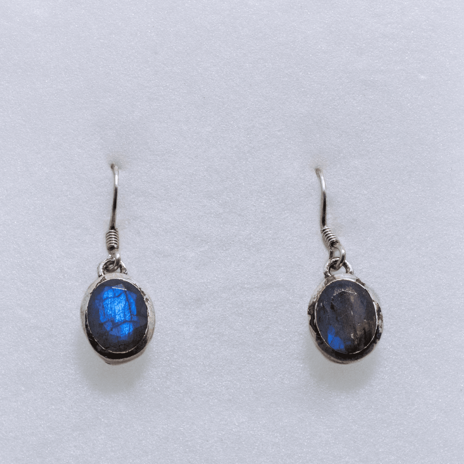 Boucles d’oreilles en Labradorite