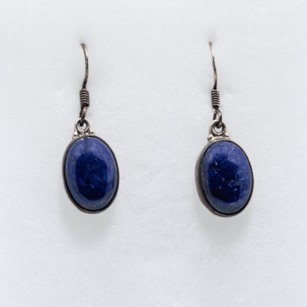 boucles d'oreilles en lapis-lazuli