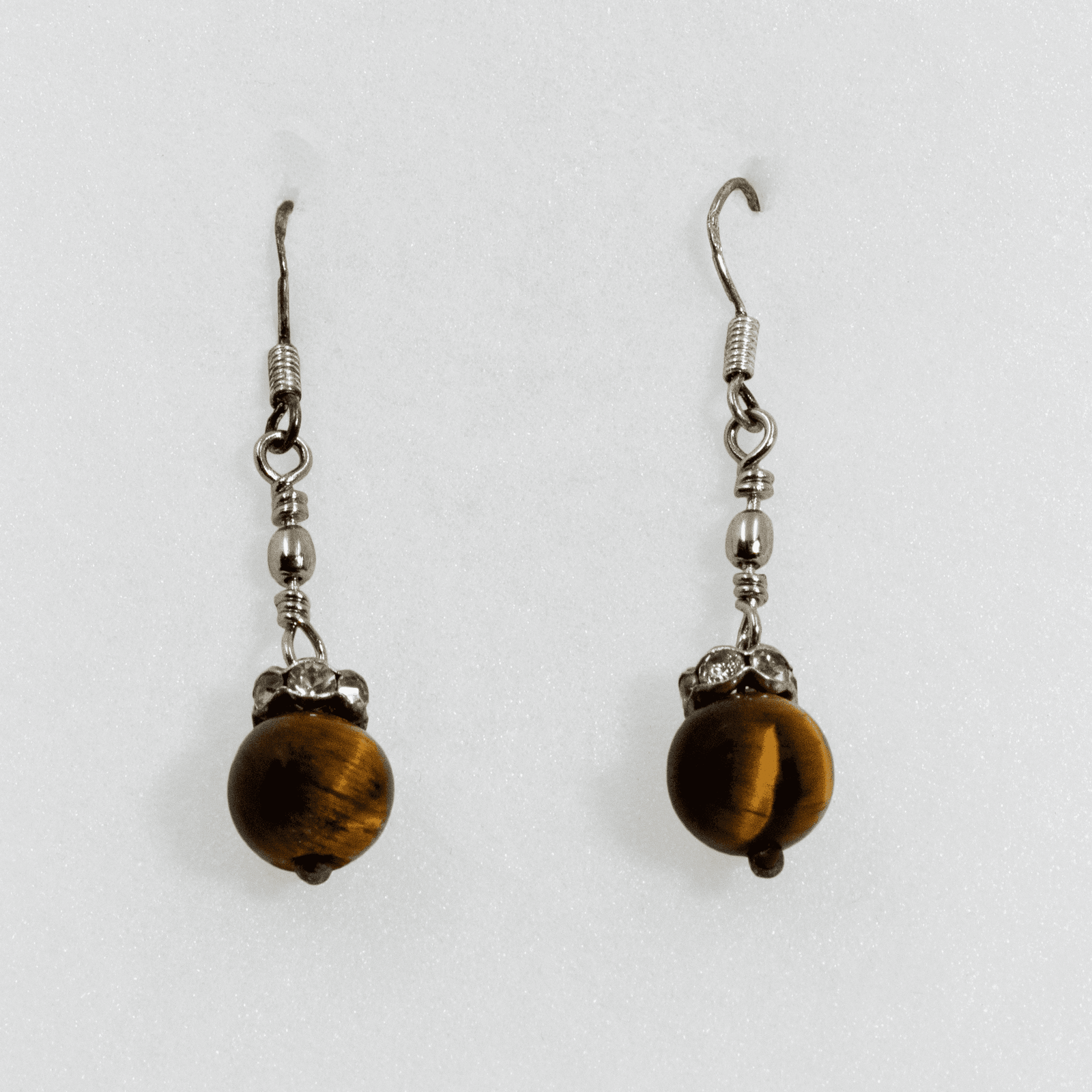 Boucles d’oreilles en Œil du Tigre