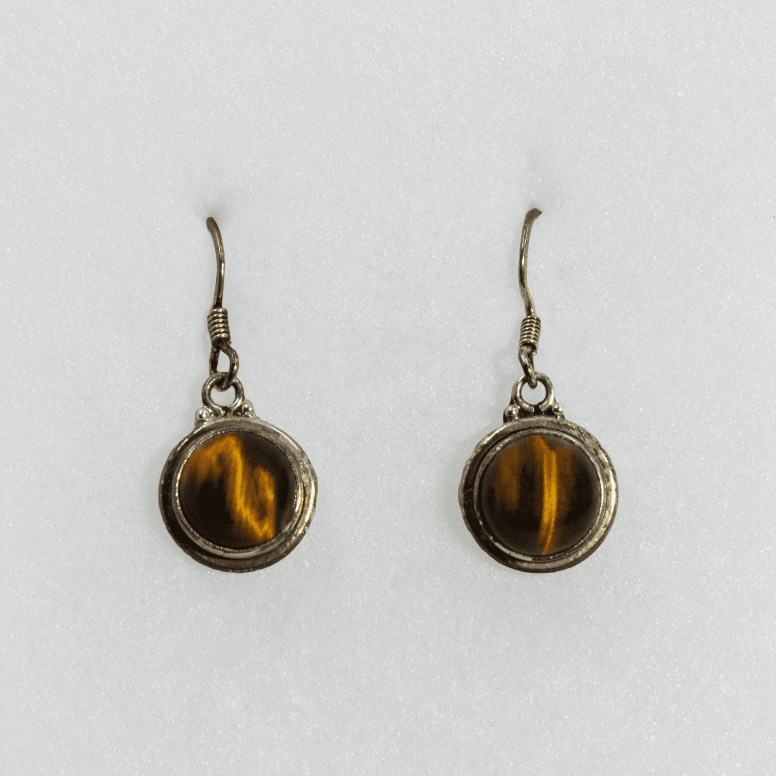 Boucles d’oreilles en Œil du Tigre