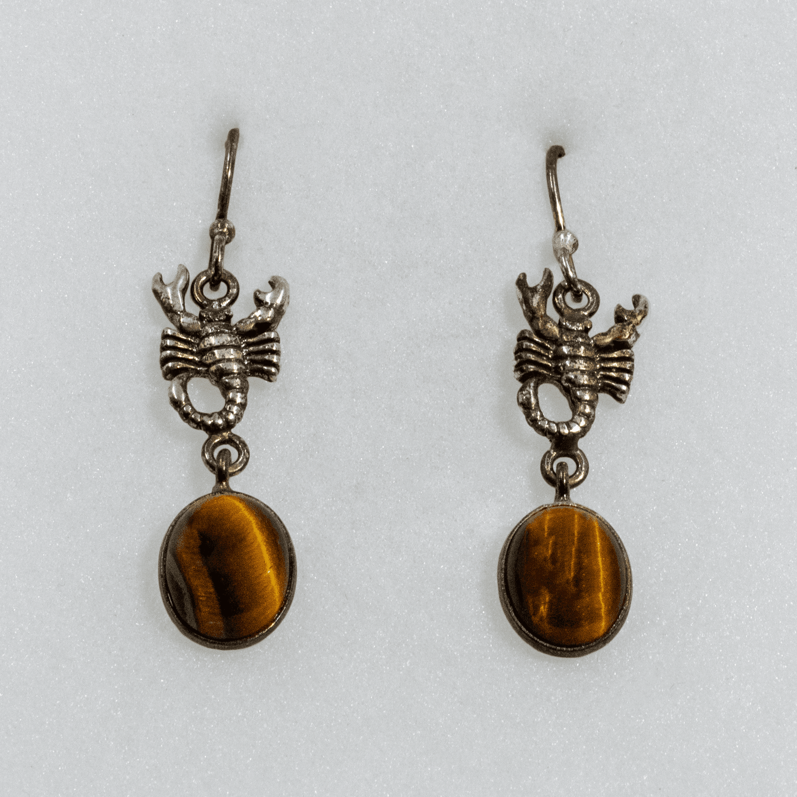 Boucles d’oreilles en Œil du Tigre