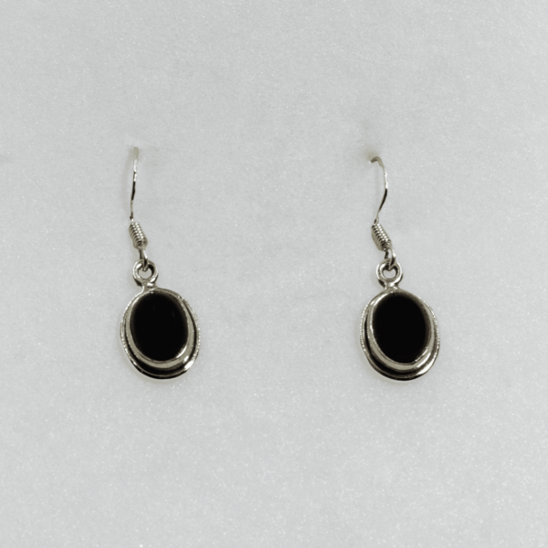 Boucles d'oreilles en Onyx Noir