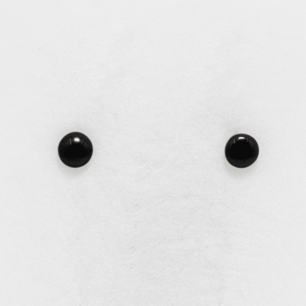 Boucles d'oreilles en Onyx Noir