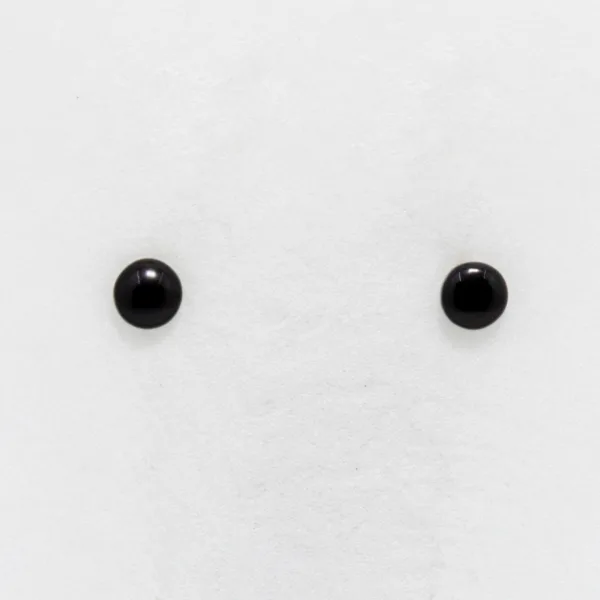 Boucles d'oreilles en Onyx Noir