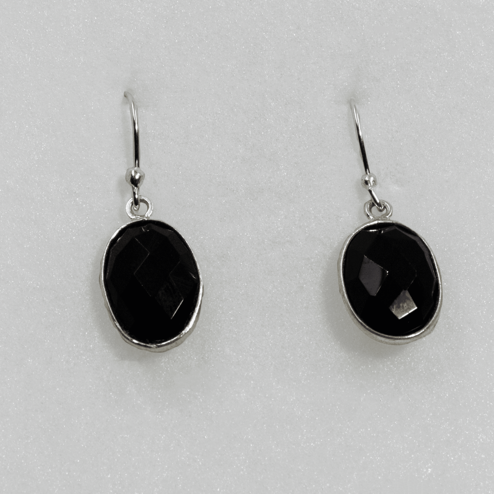 Boucles d’oreilles en Onyx Noir