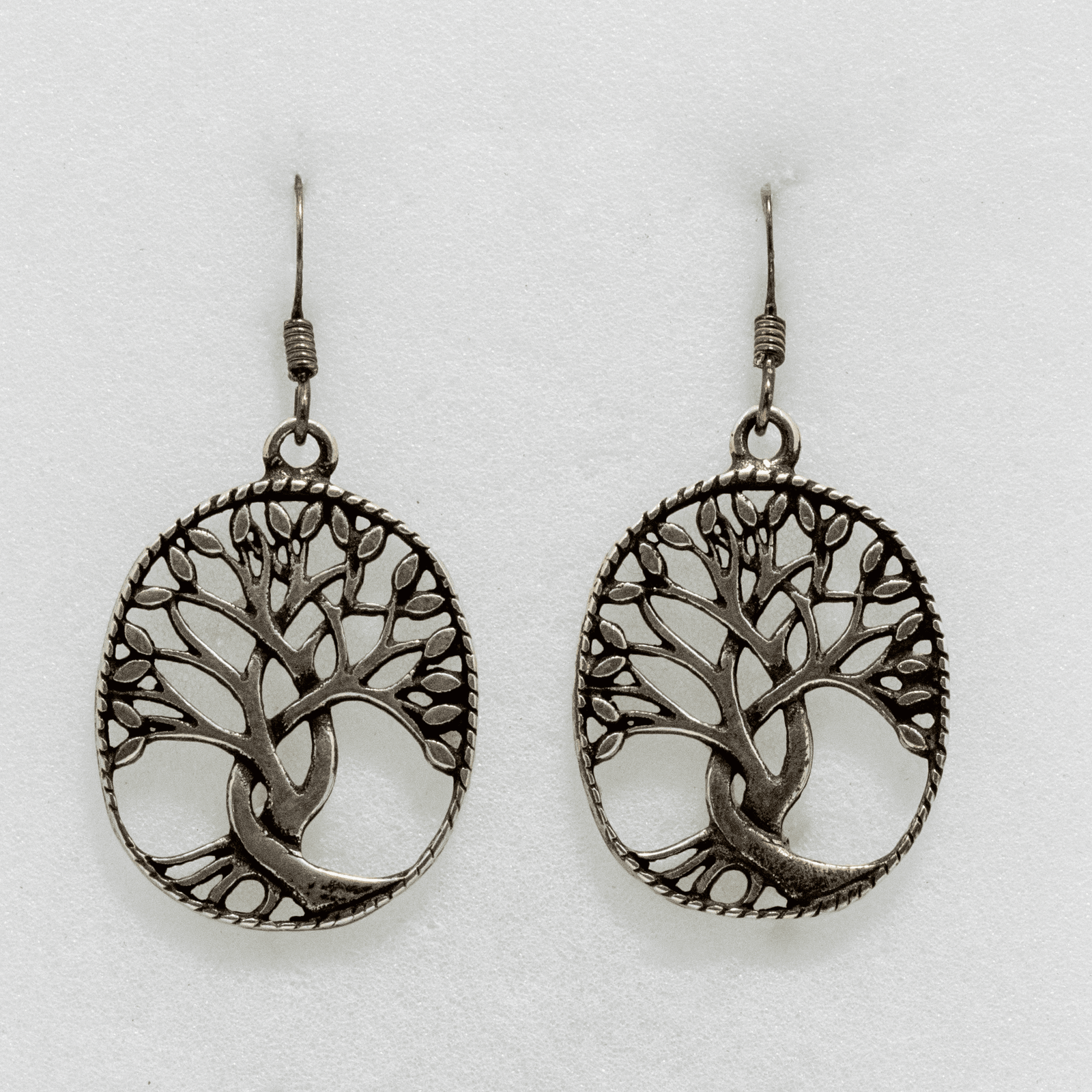 Boucles d’oreilles Arbre de Vie en Argent