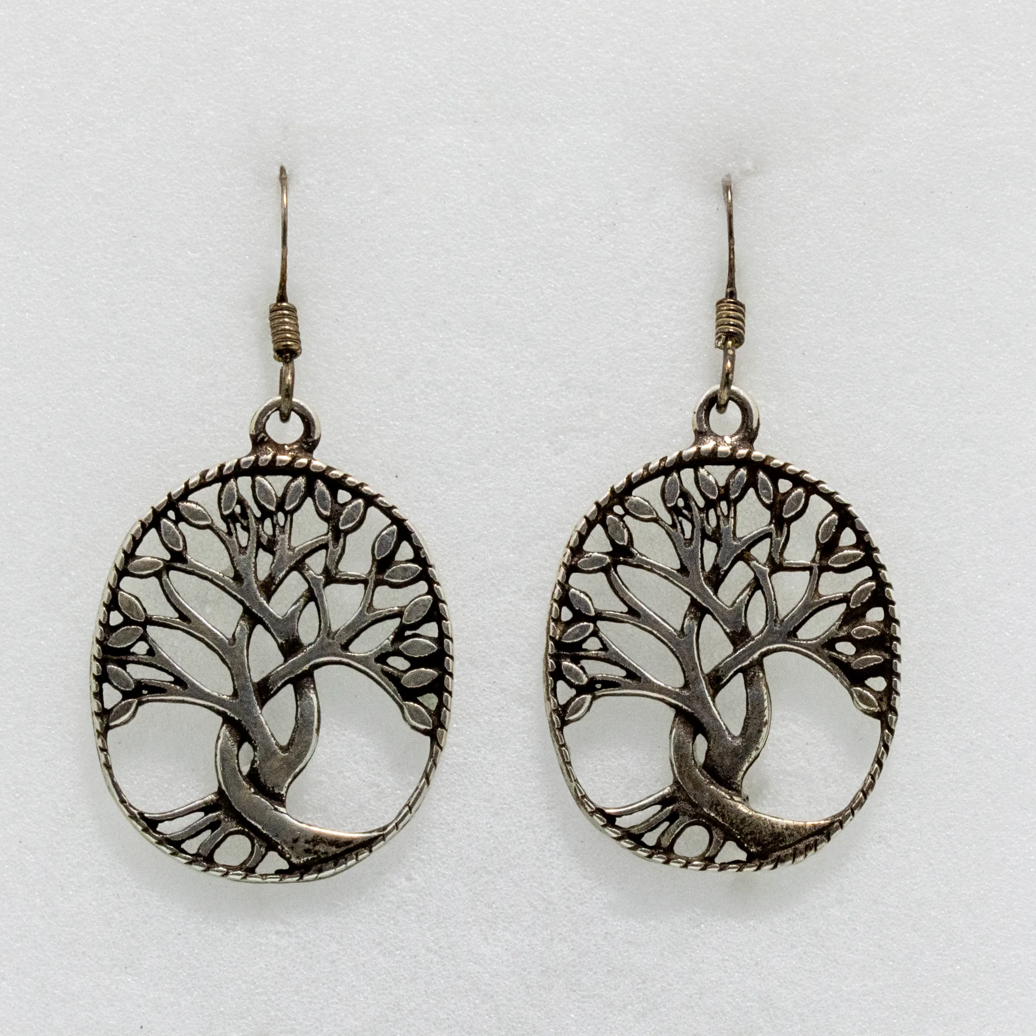 Boucles d&rsquo;oreilles Arbre de Vie en Argent