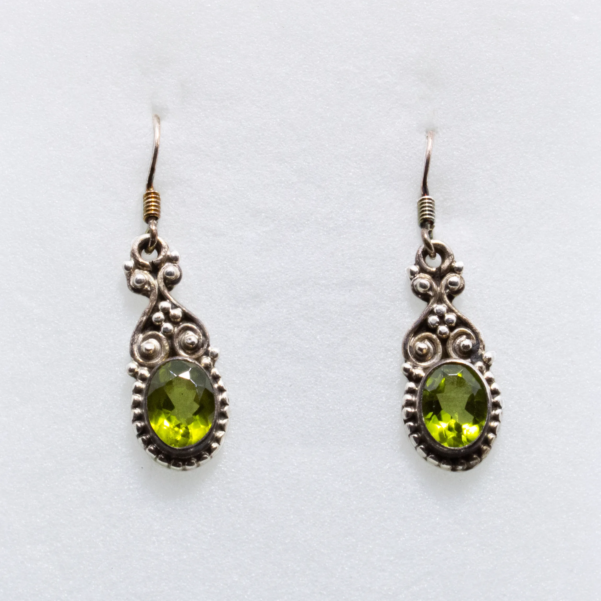 Boucles d'oreilles en Péridot