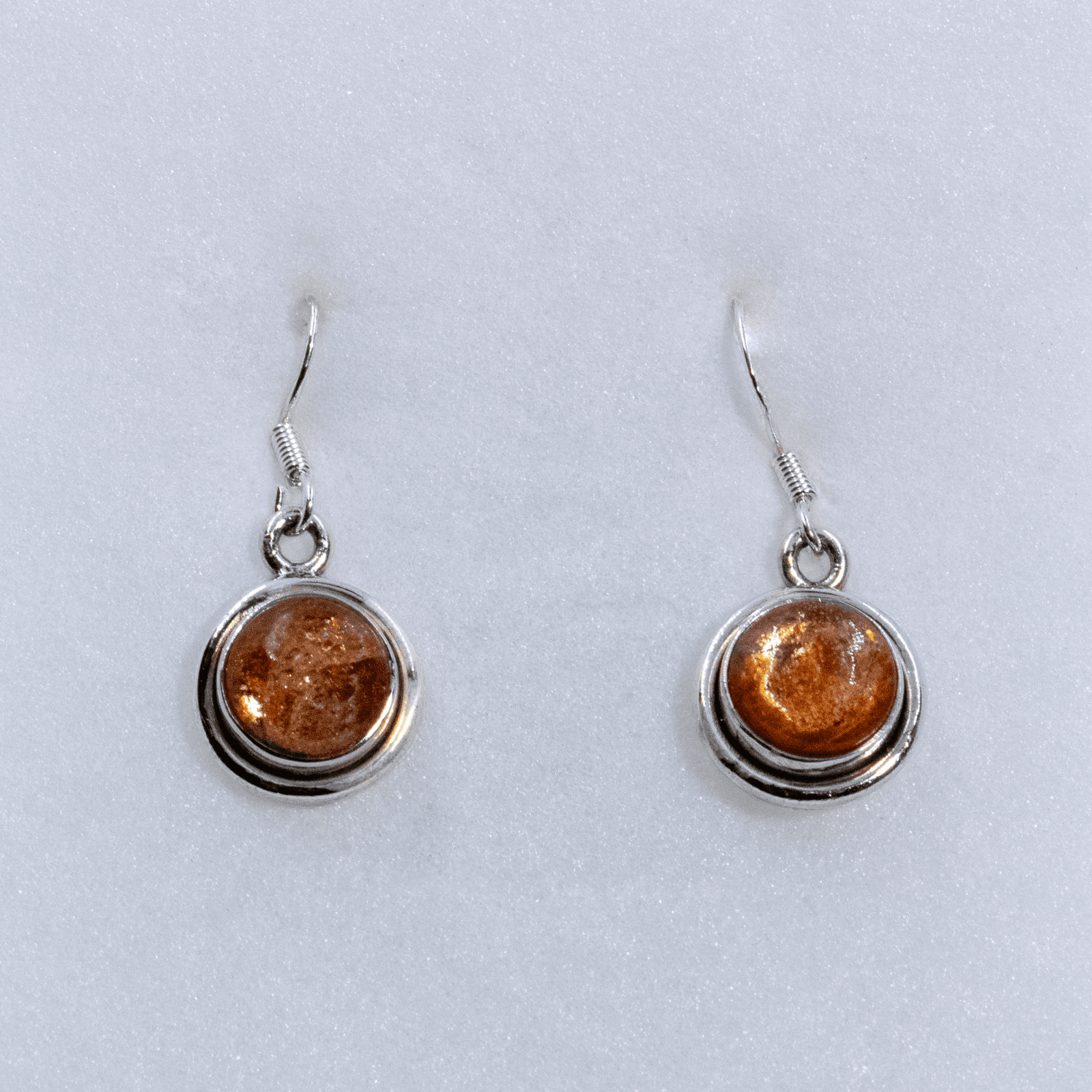 Boucles d’oreilles en Pierre de Soleil