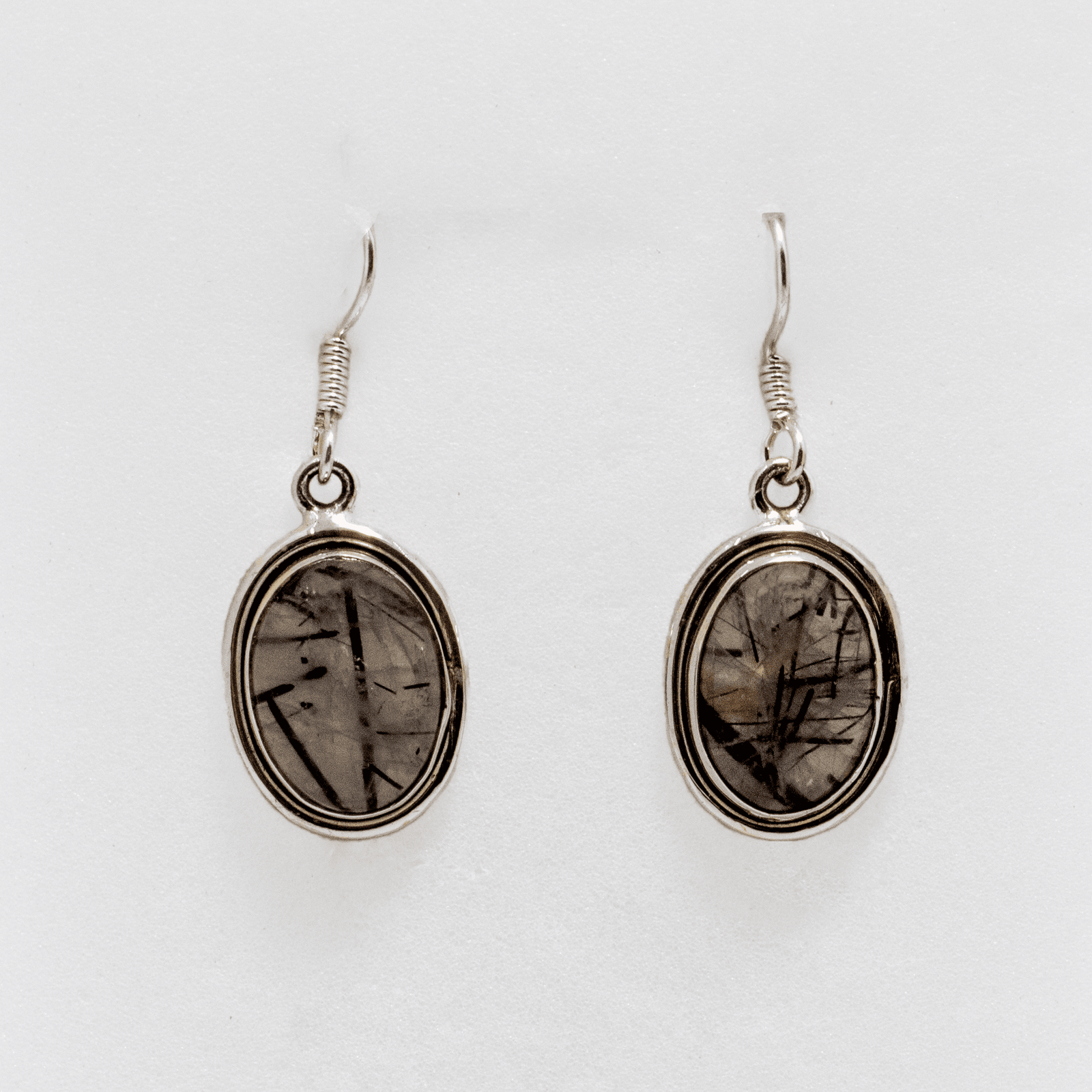 Boucles d’oreilles en Quartz Tourmaline
