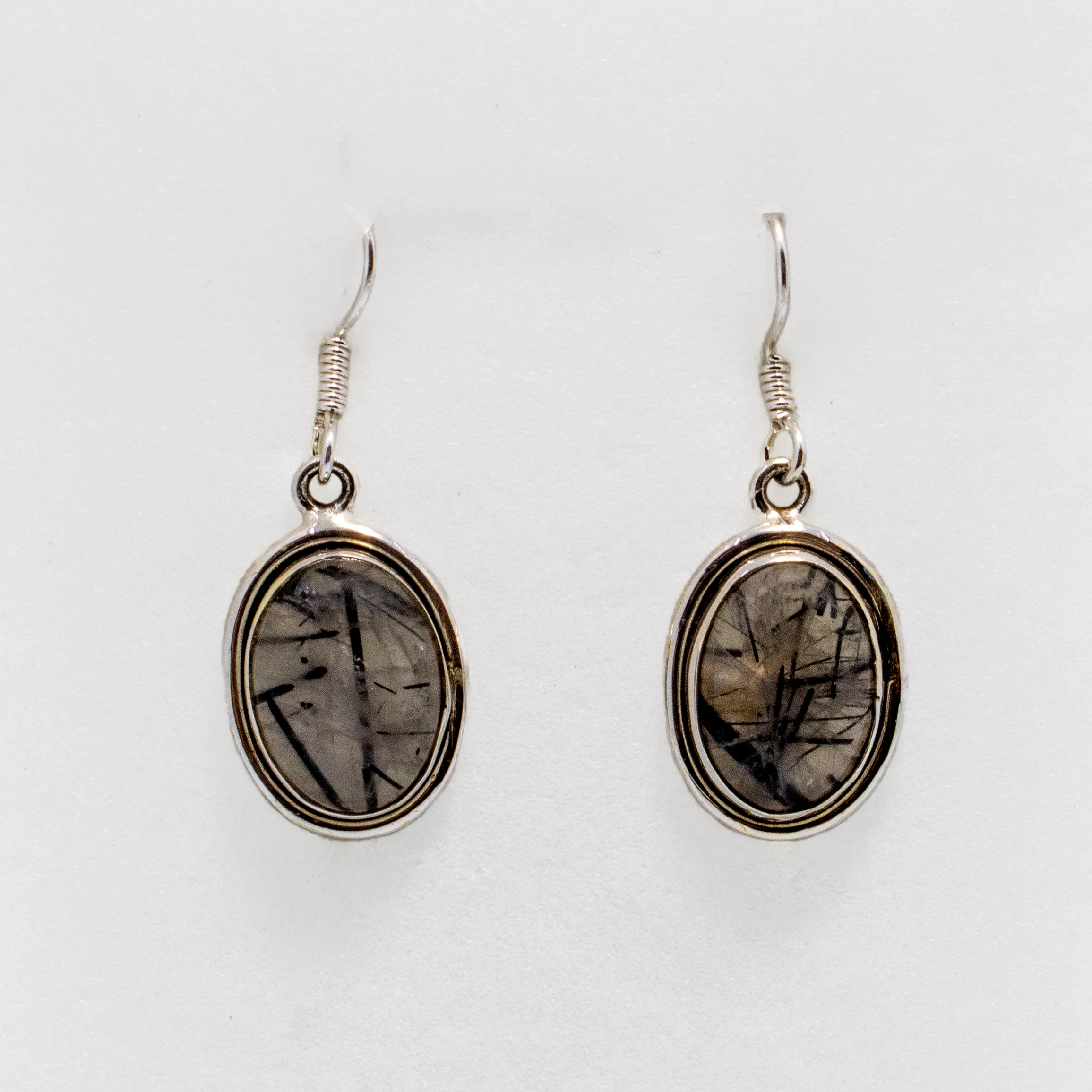 Boucles d’oreilles en Quartz Tourmaline