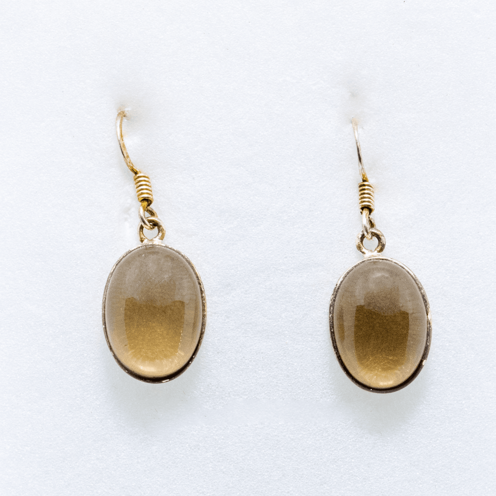 Boucles d’oreilles en Quartz Fumé