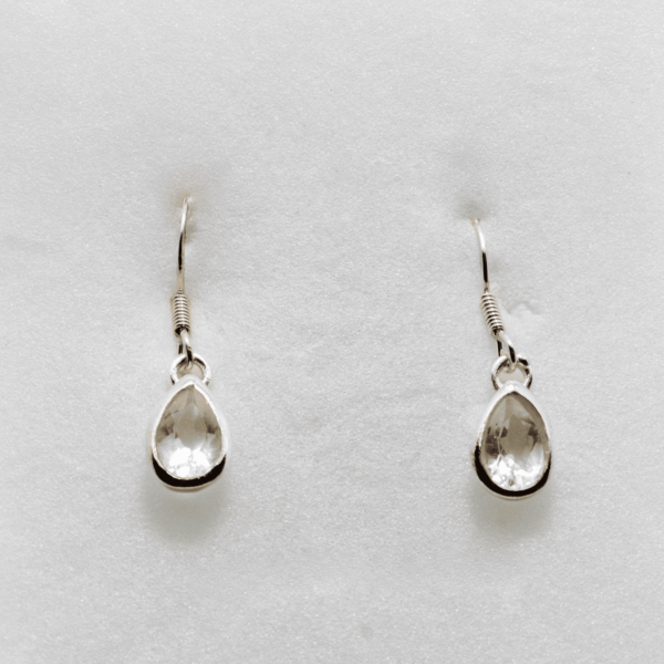Boucles d'oreilles en quartz de roche