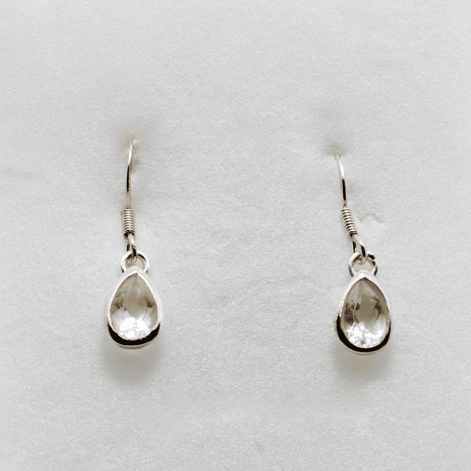 Boucles d’oreilles en Cristal de Roche