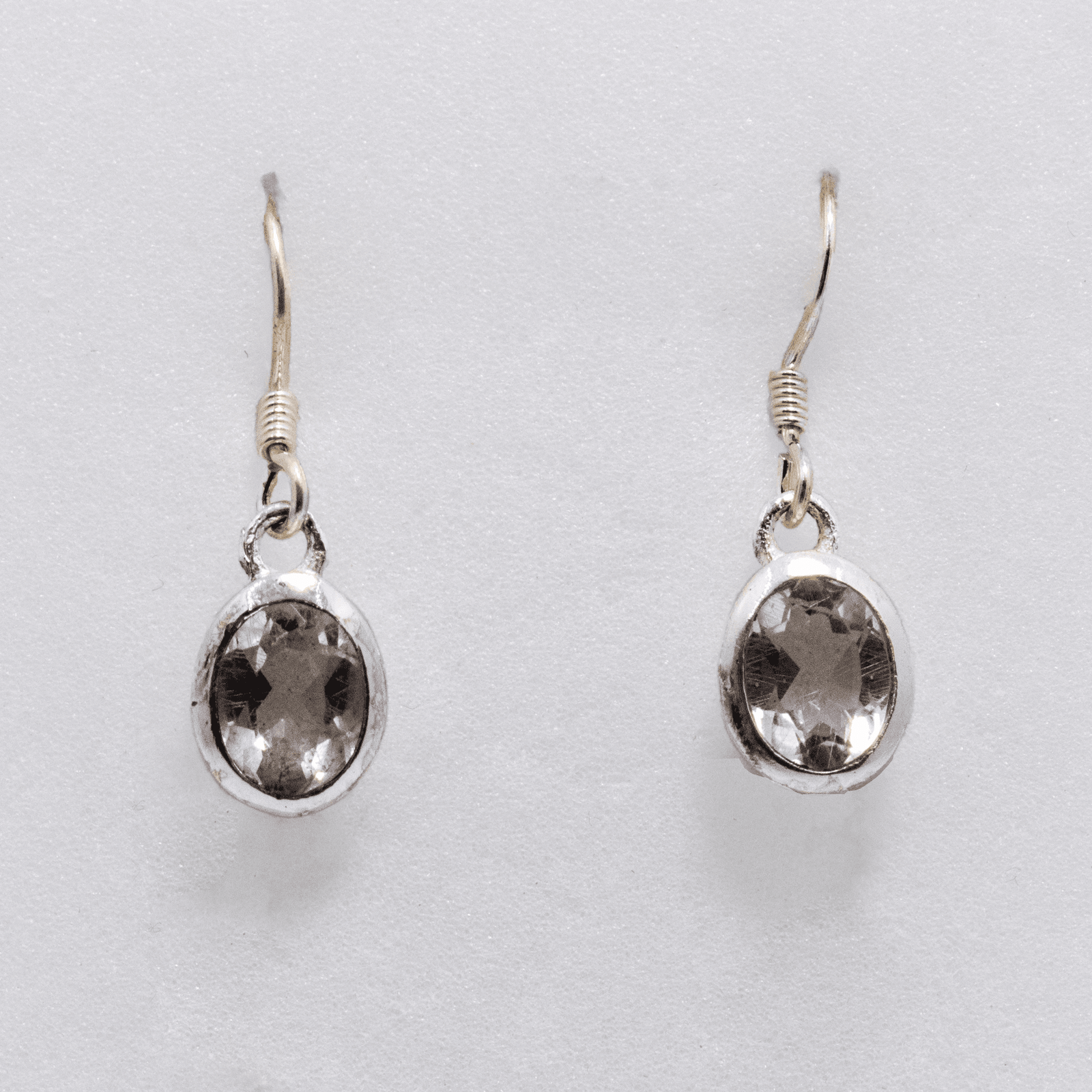 Boucles d’oreilles en Cristal de Roche
