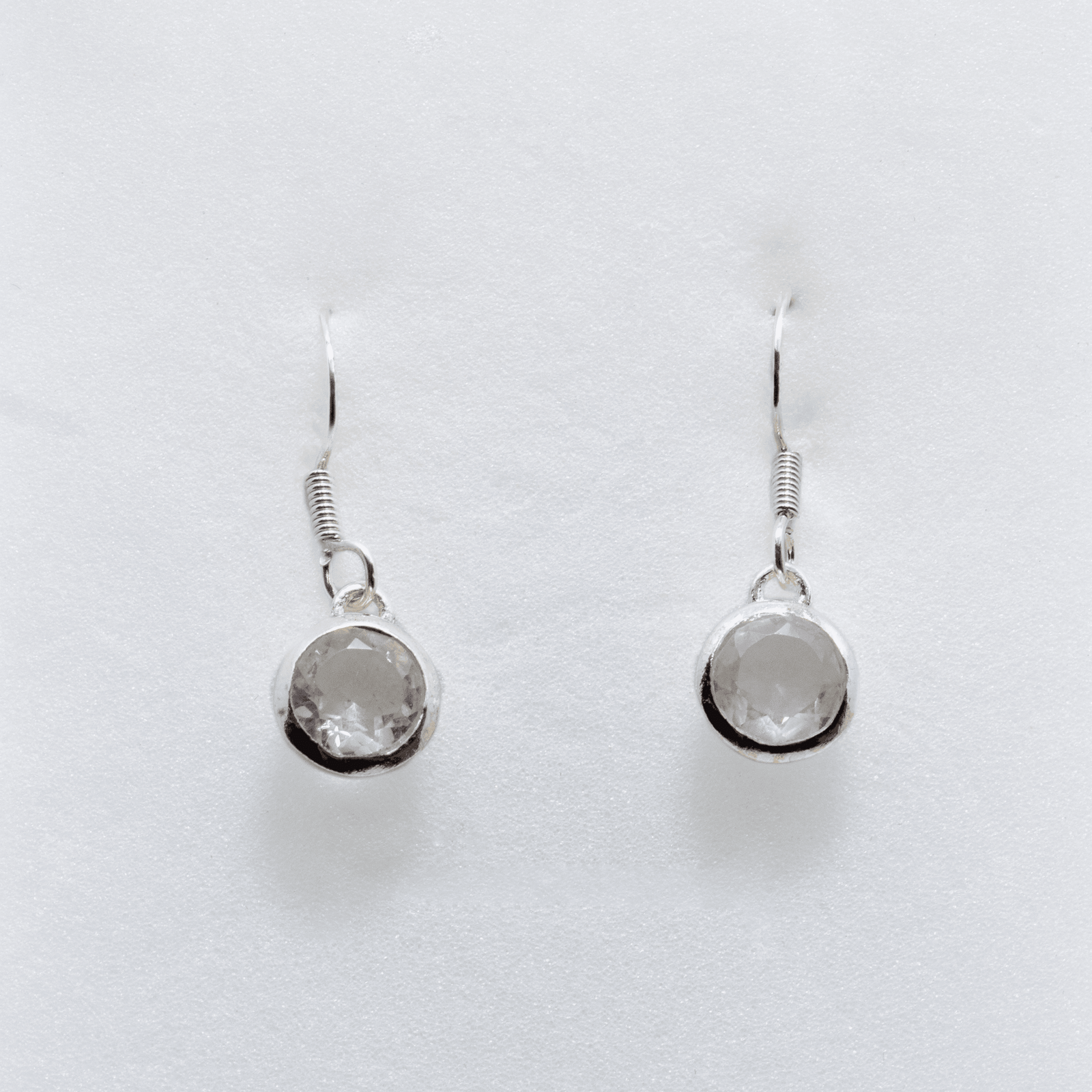 Boucles d’oreilles en Cristal de Roche