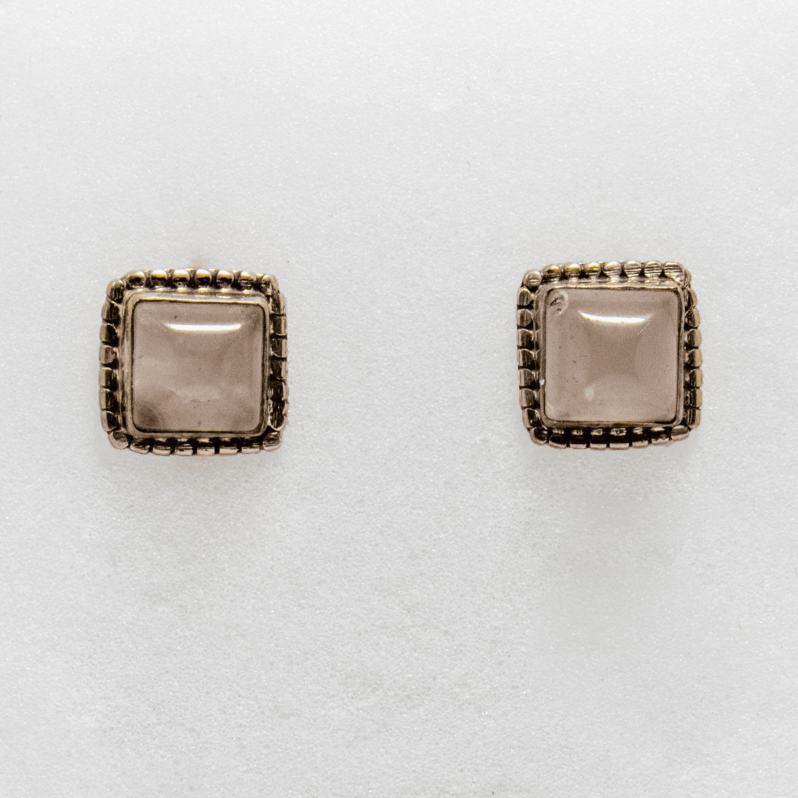 Boucles d’oreilles en Quartz Rose