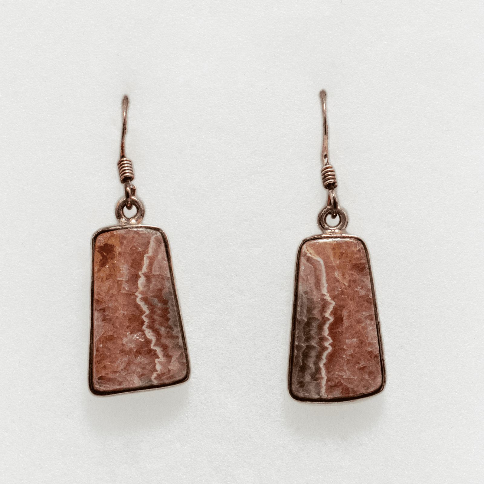 Boucles d’oreilles en Rhodochrosite