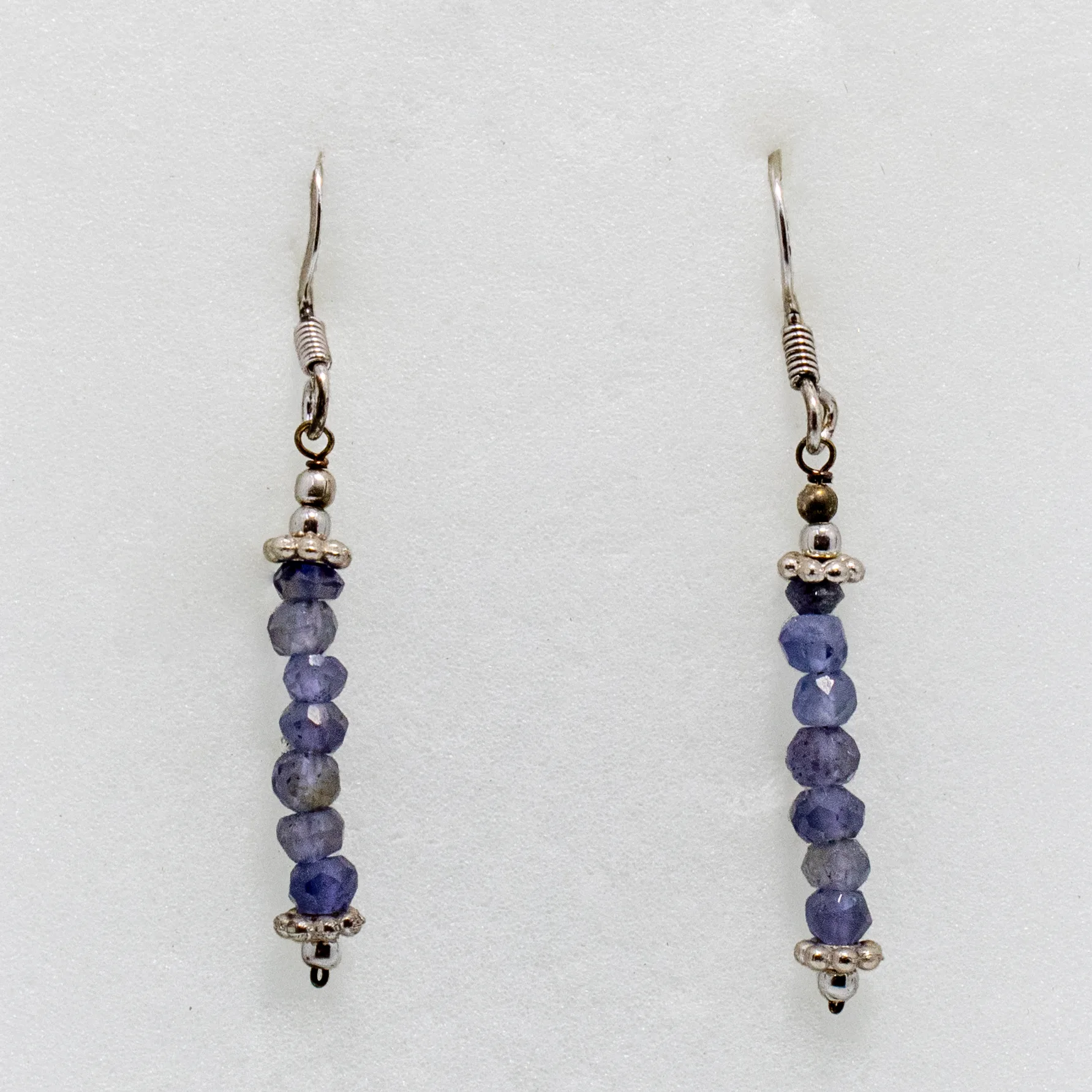 Boucles d’oreilles en Saphir Bleu
