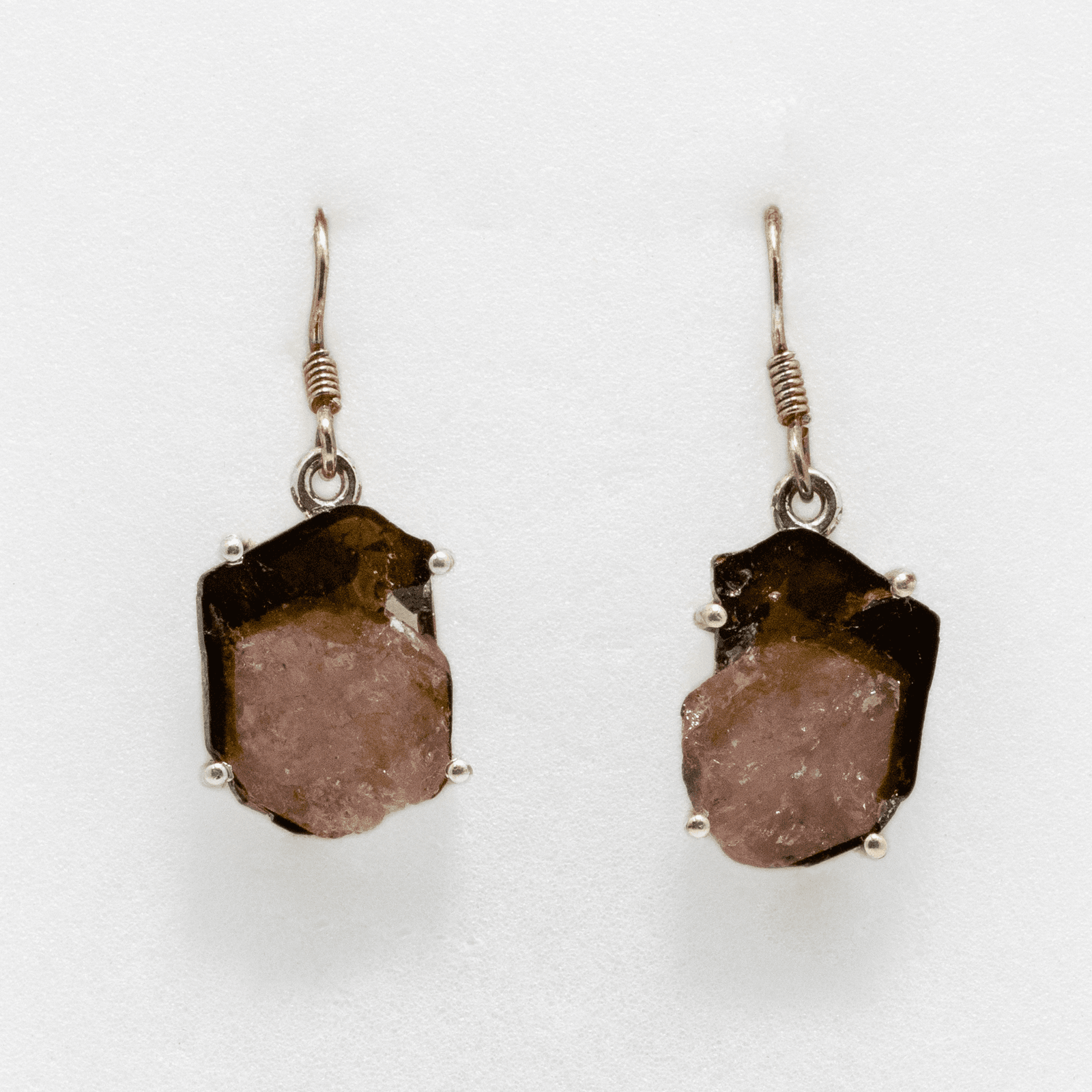 Boucles d’oreilles en Tourmaline Melon d’eau