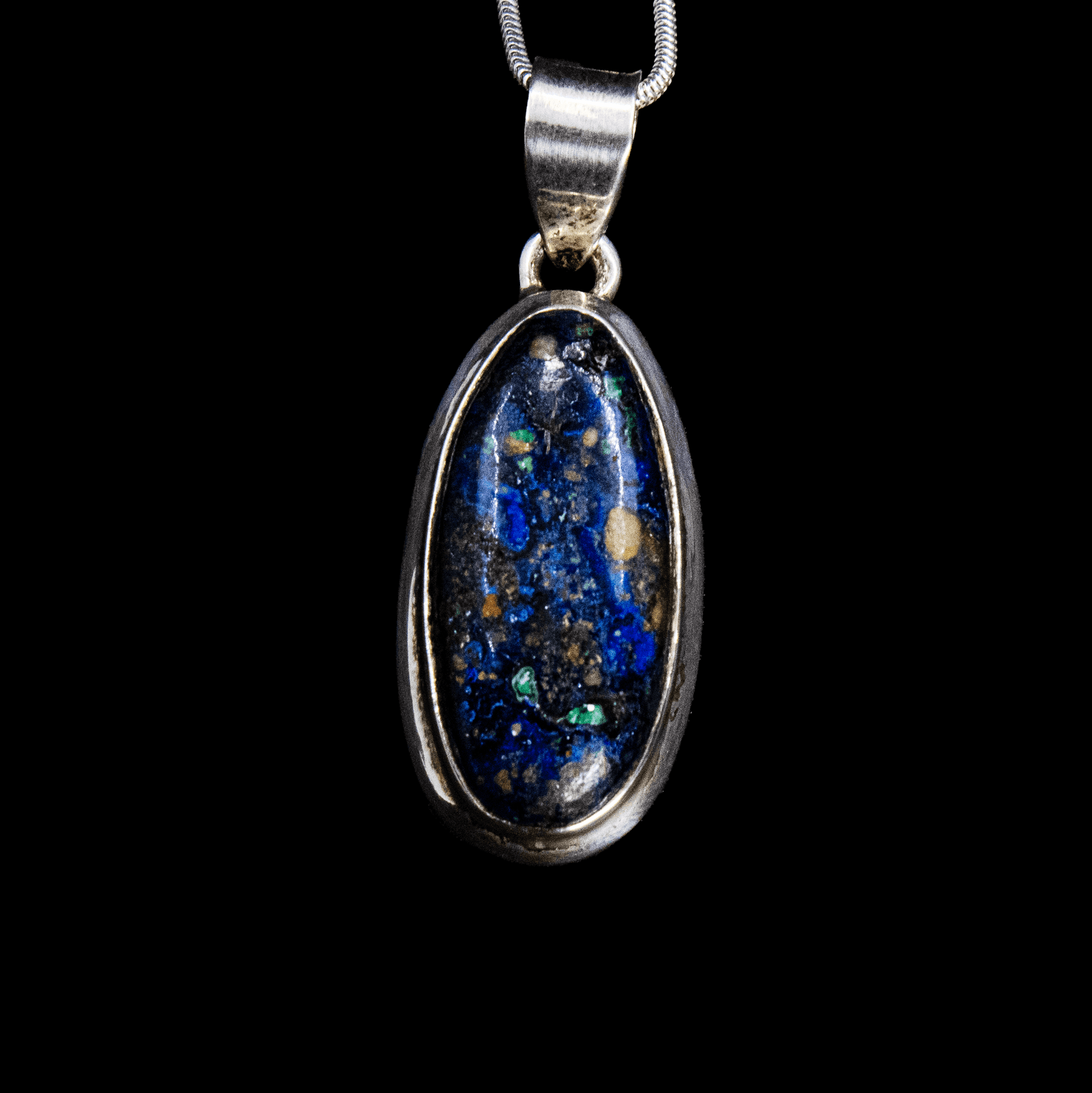 Pendentif en Azurite