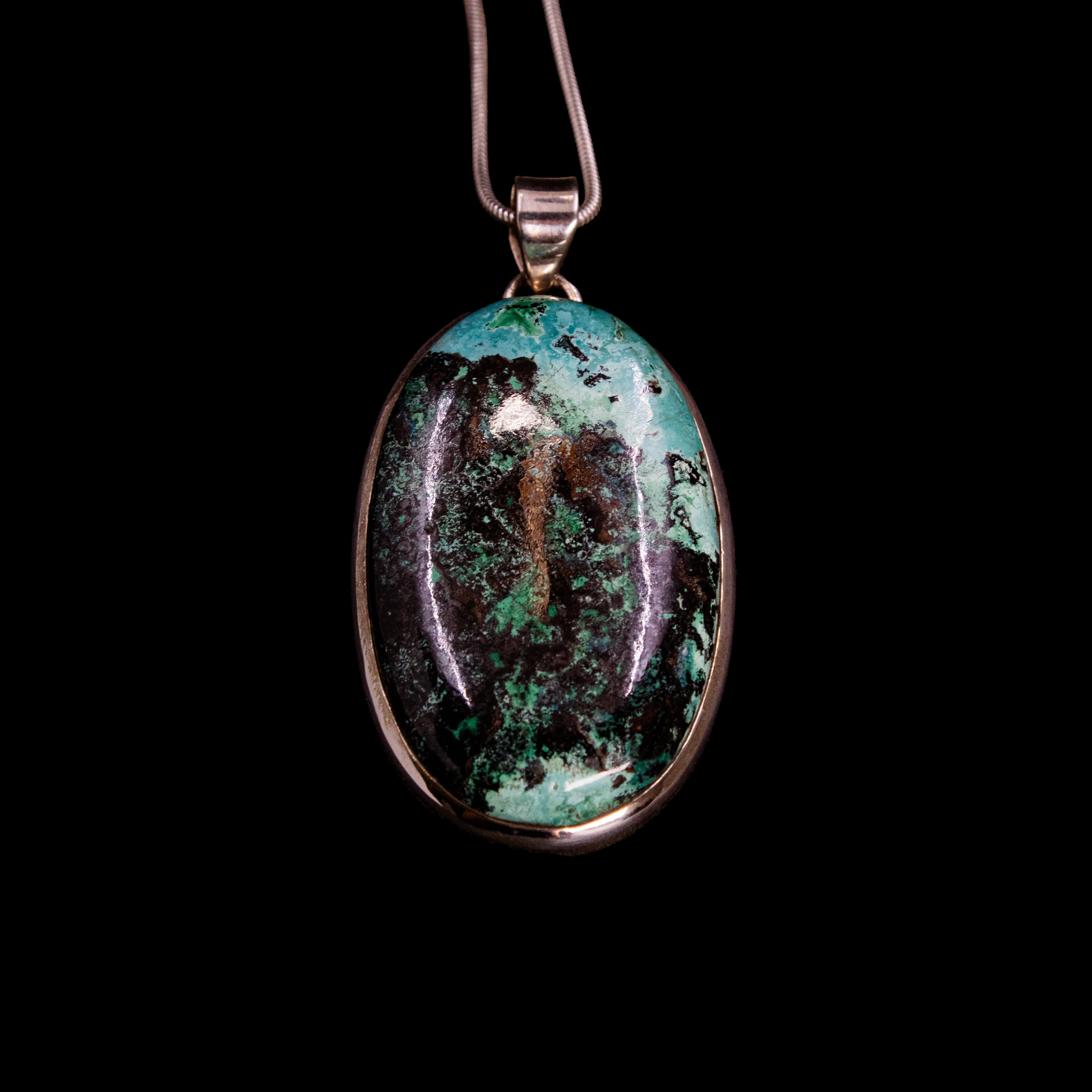 Pendentif en Chrysocolle