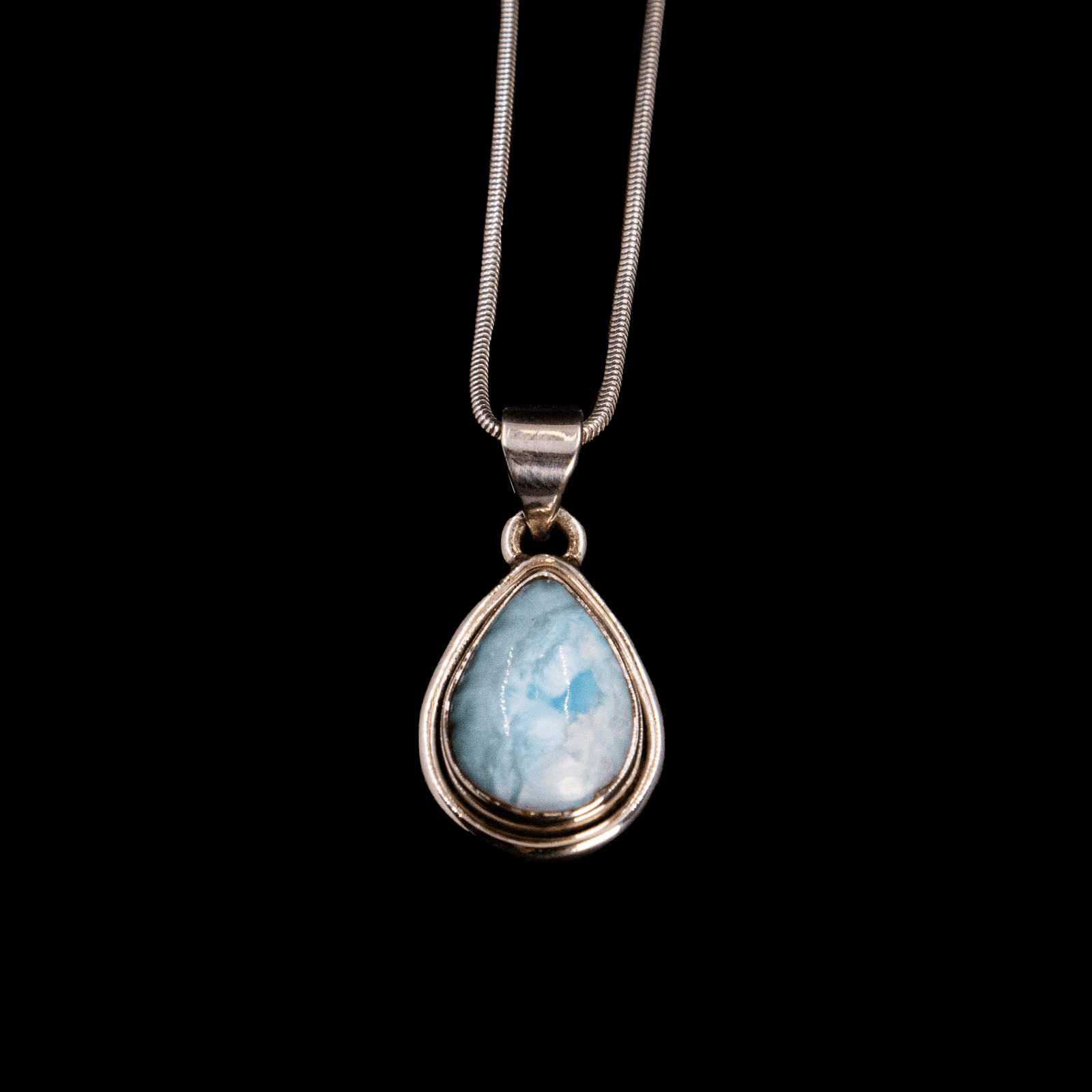 Pendentif en Larimar