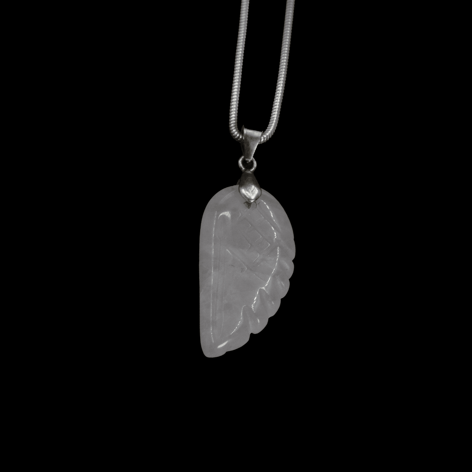 Pendentif en Quartz Rose