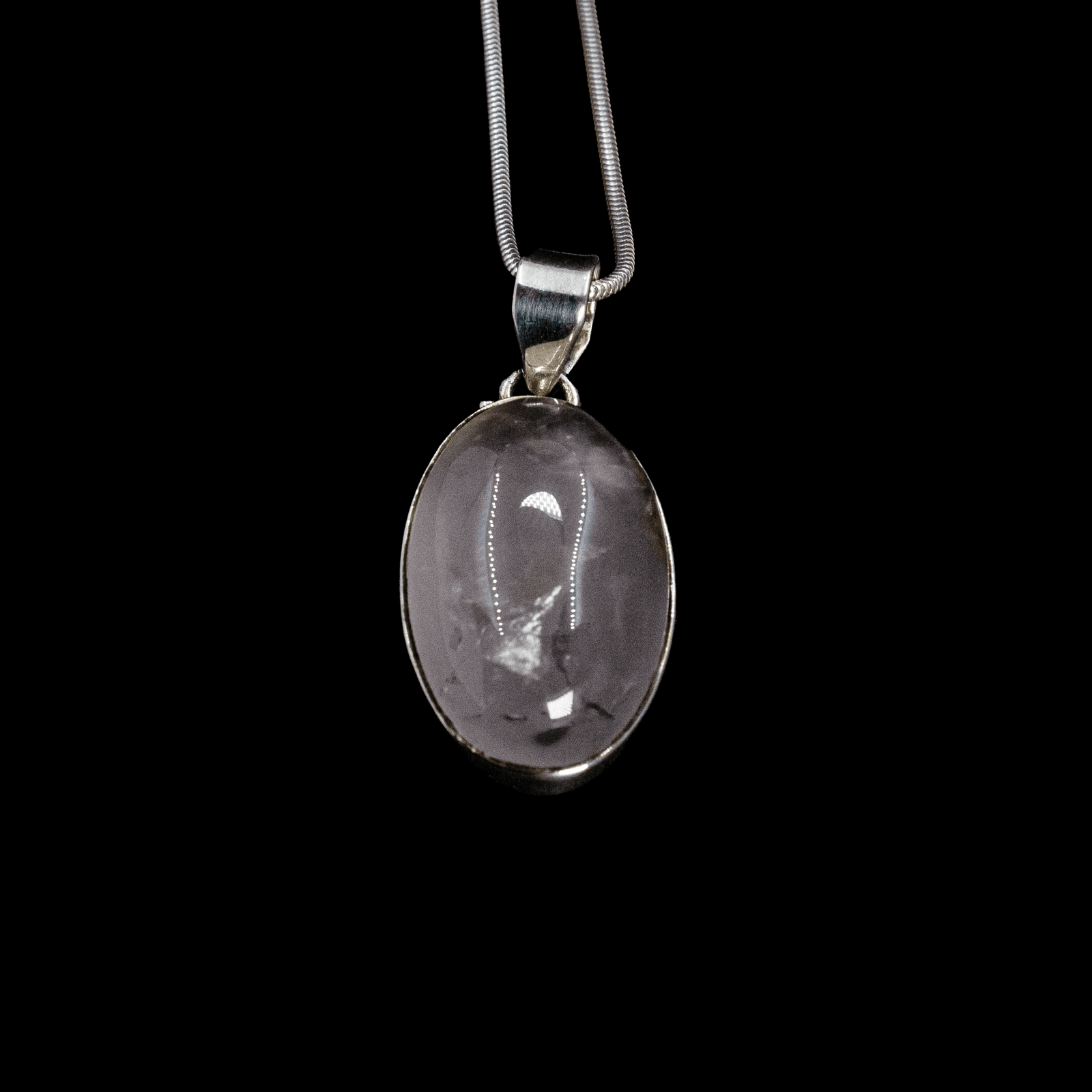 Pendentif en Quartz Rose