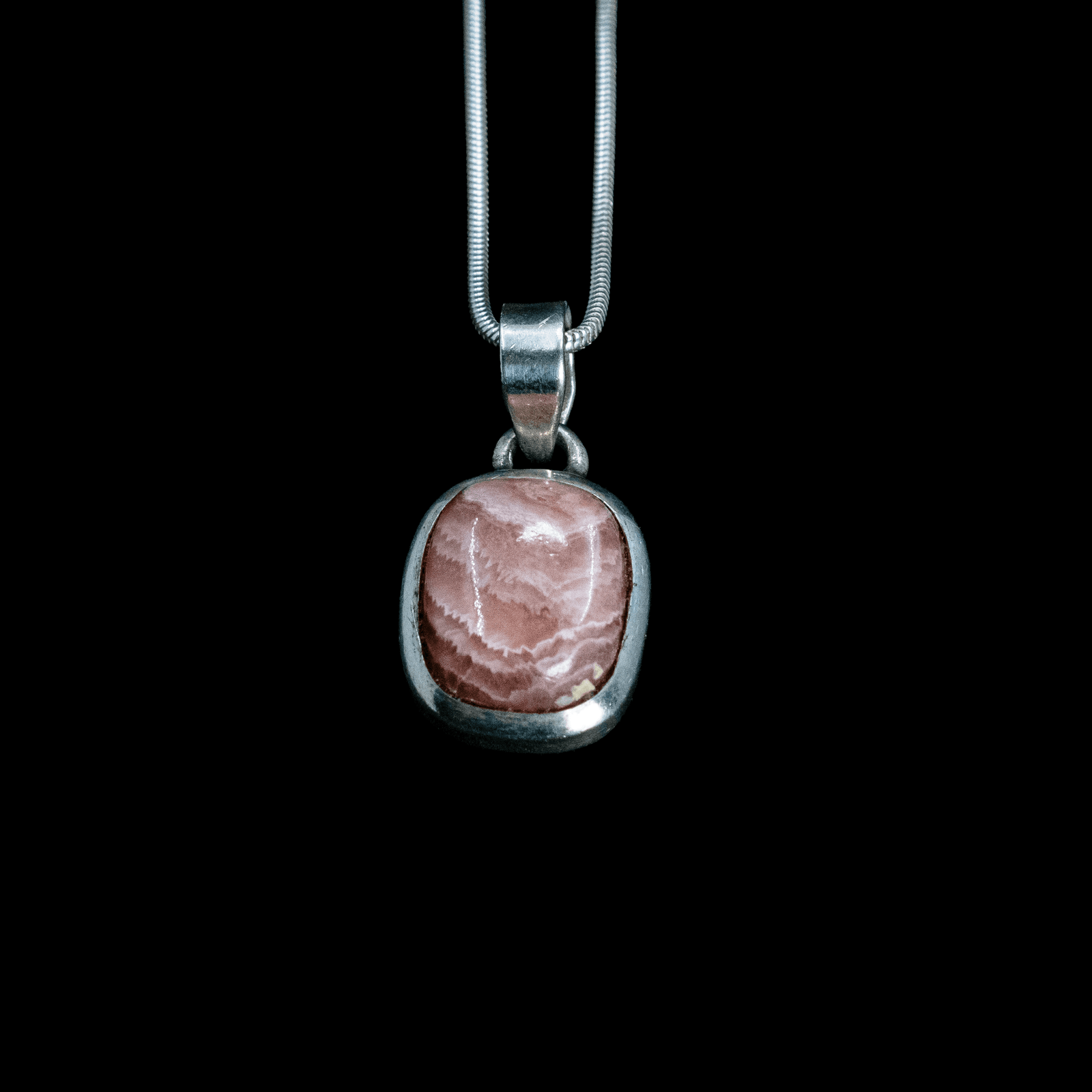 Pendentif en Rhodochrosite