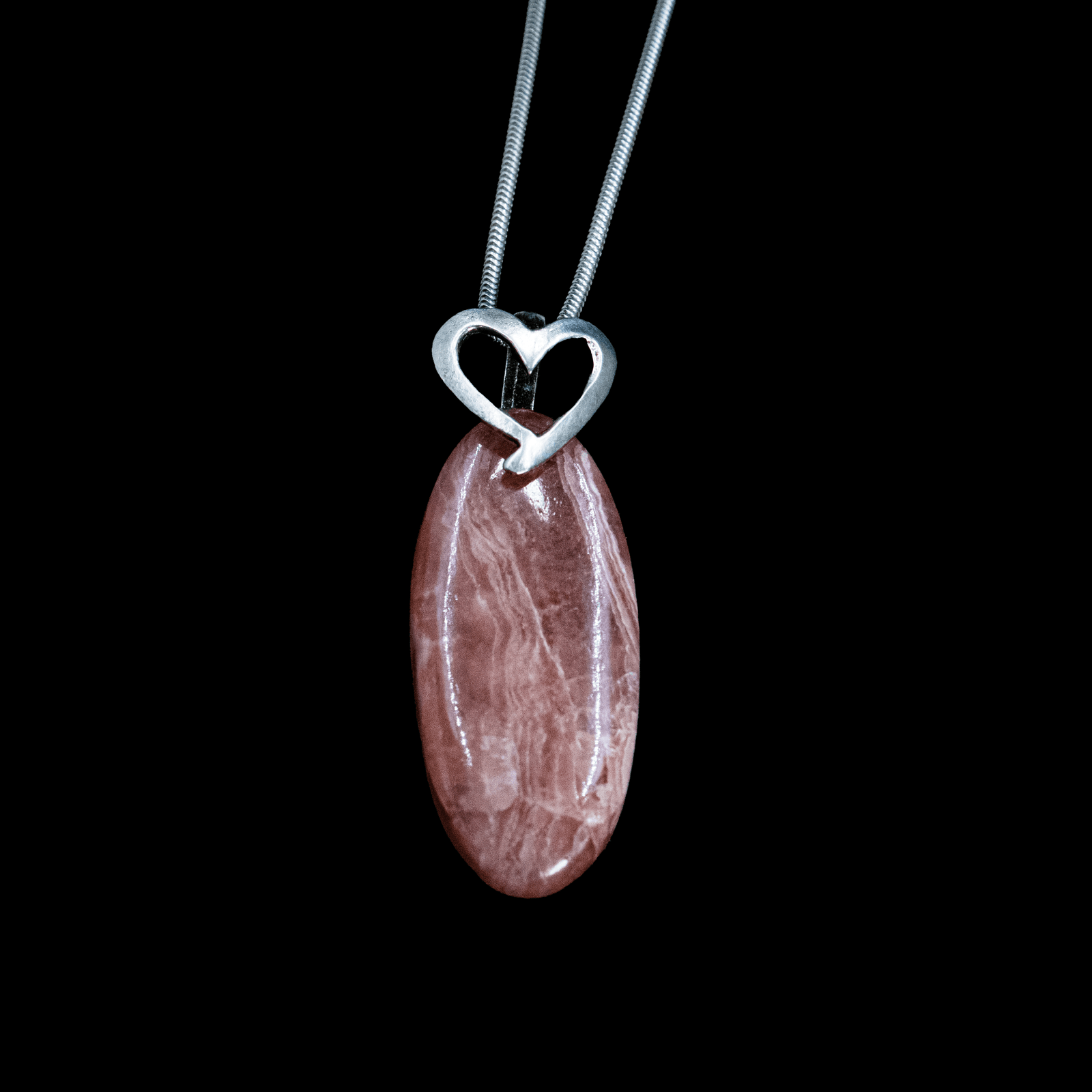 Pendentif en Rhodochrosite
