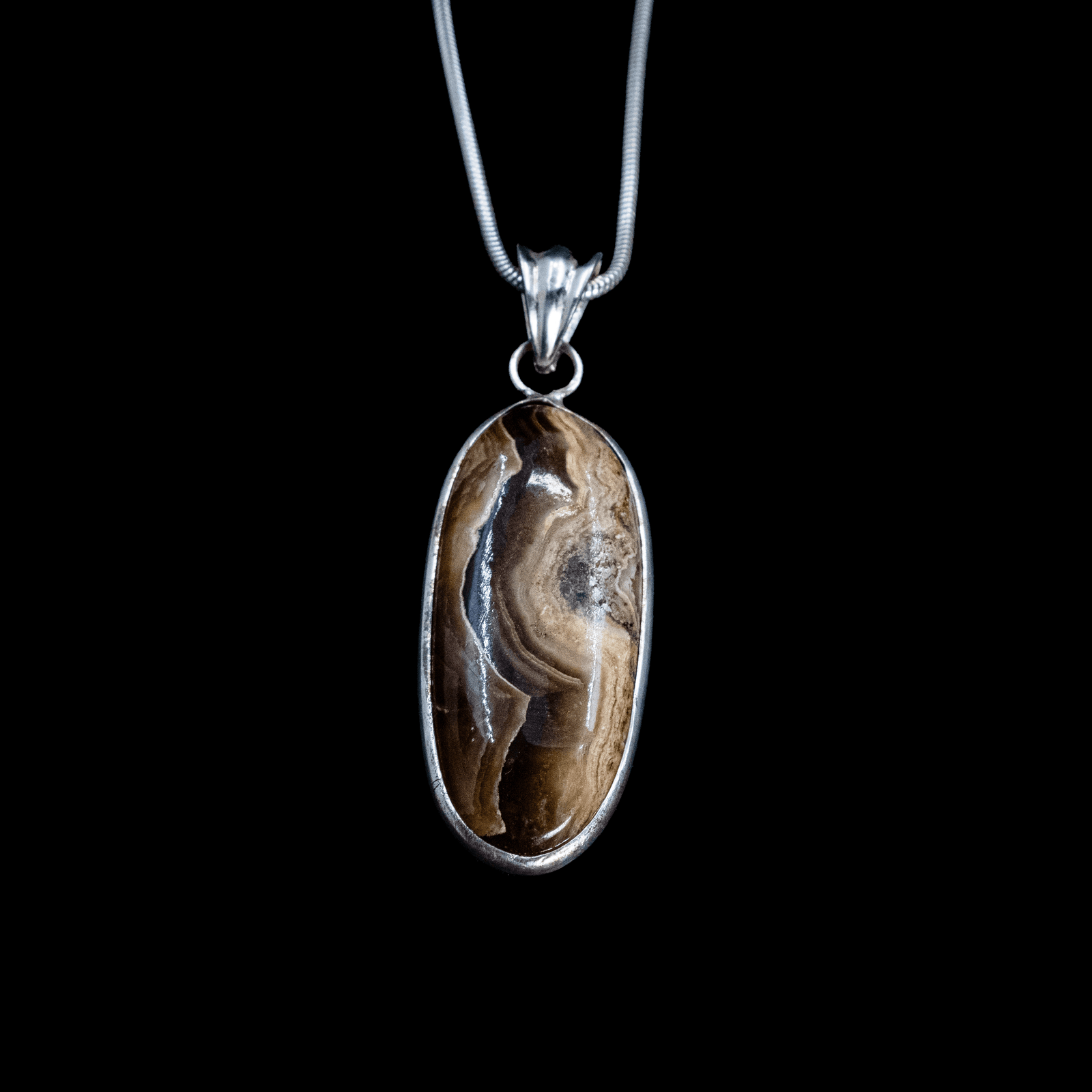 Pendentif en Rhodochrosite