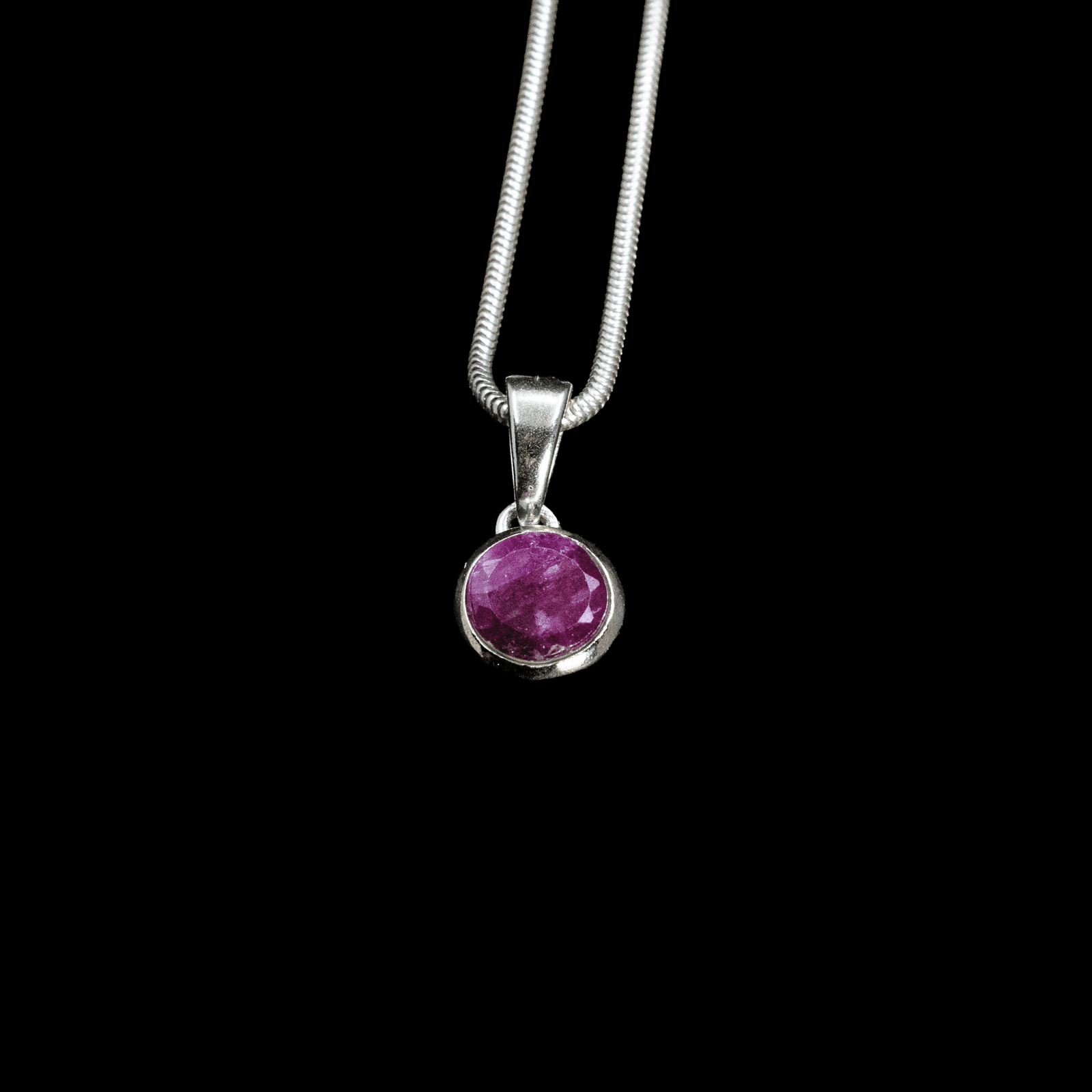 Pendentif en Rubis